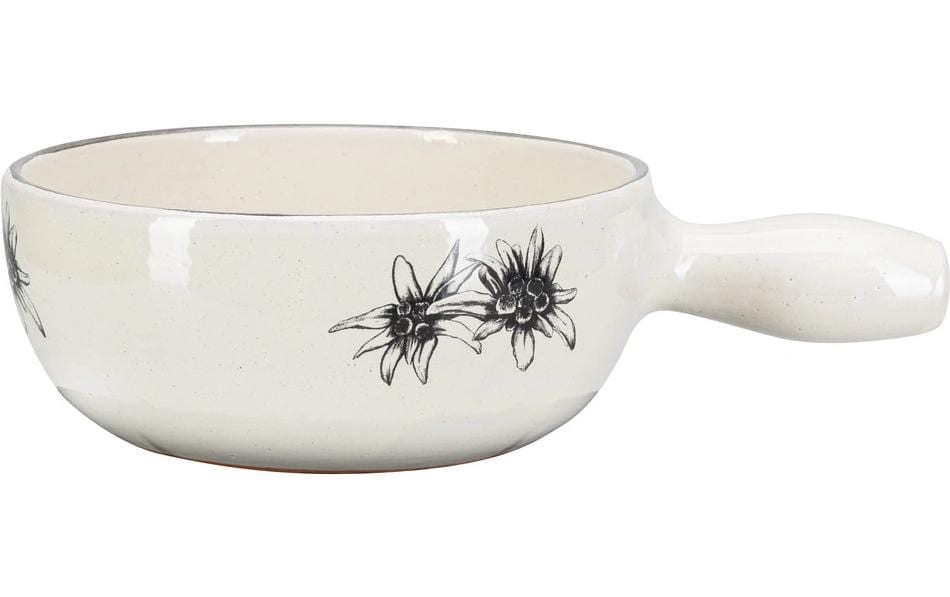 Nouvel Fondue-Caquelon Duo, Ø 22 cm, Edelweiss