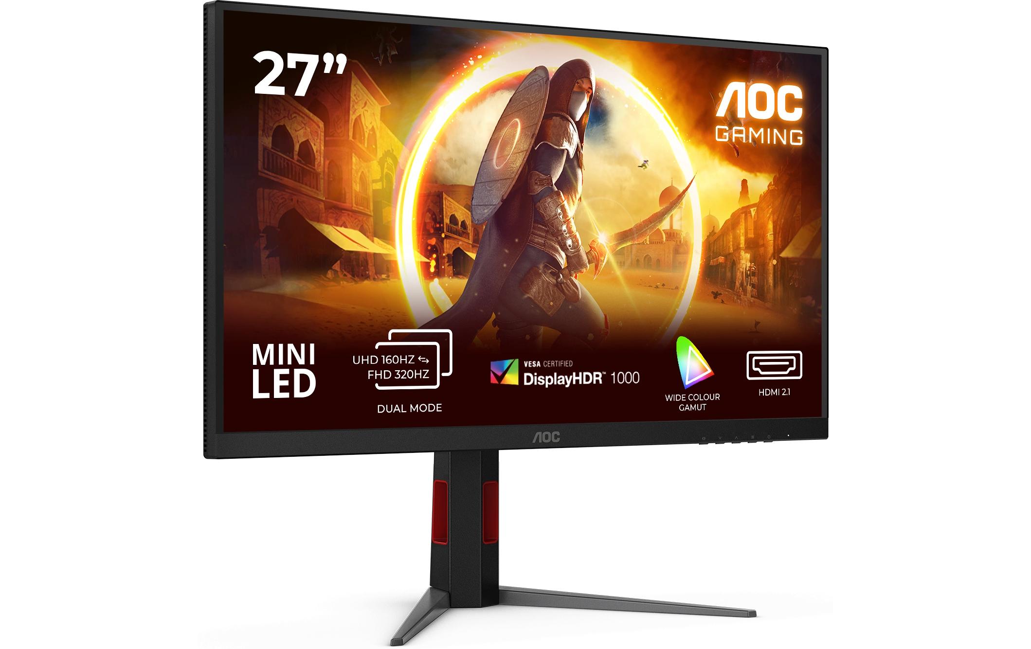 AOC Monitor U27G4XM IPS, 4K, 1ms, 160Hz