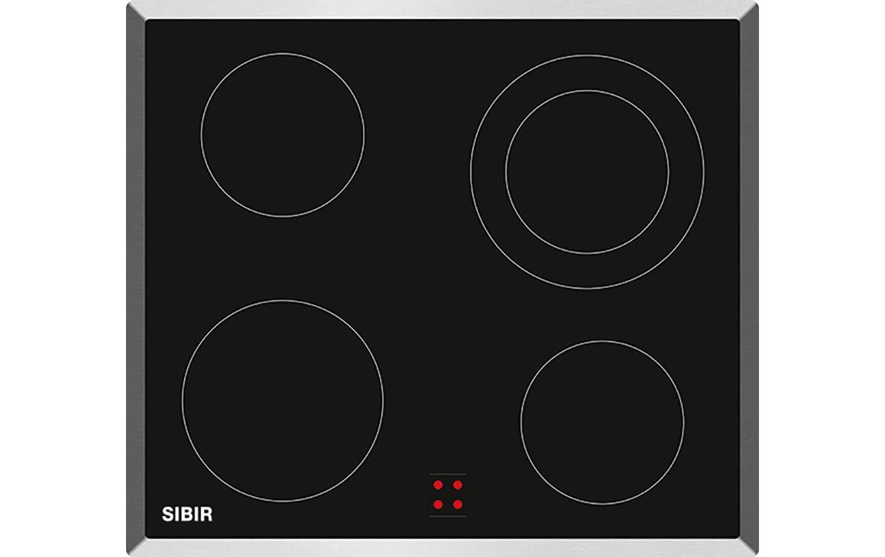 Sibir Glaskeramik-Kochfeld GK 4220 Quicklight Mit Rahmen