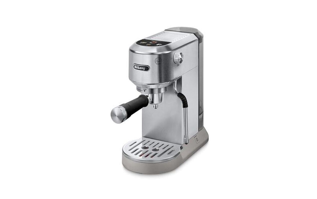 De'Longhi Siebträgermaschine Dedica Duo EC890.M Silber De'Longhi Siebträgermaschine Dedica Duo EC890.M Silber