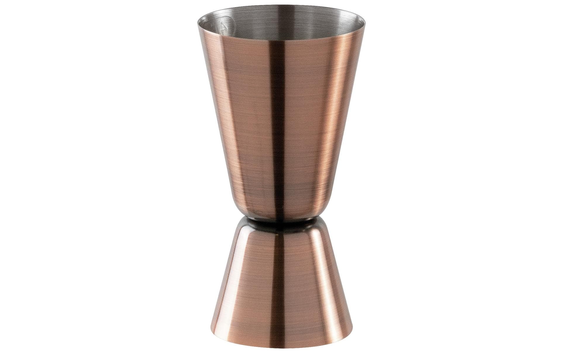 Paderno Cocktail-Doppelmass 40/20 ml, Braun/Kupfer