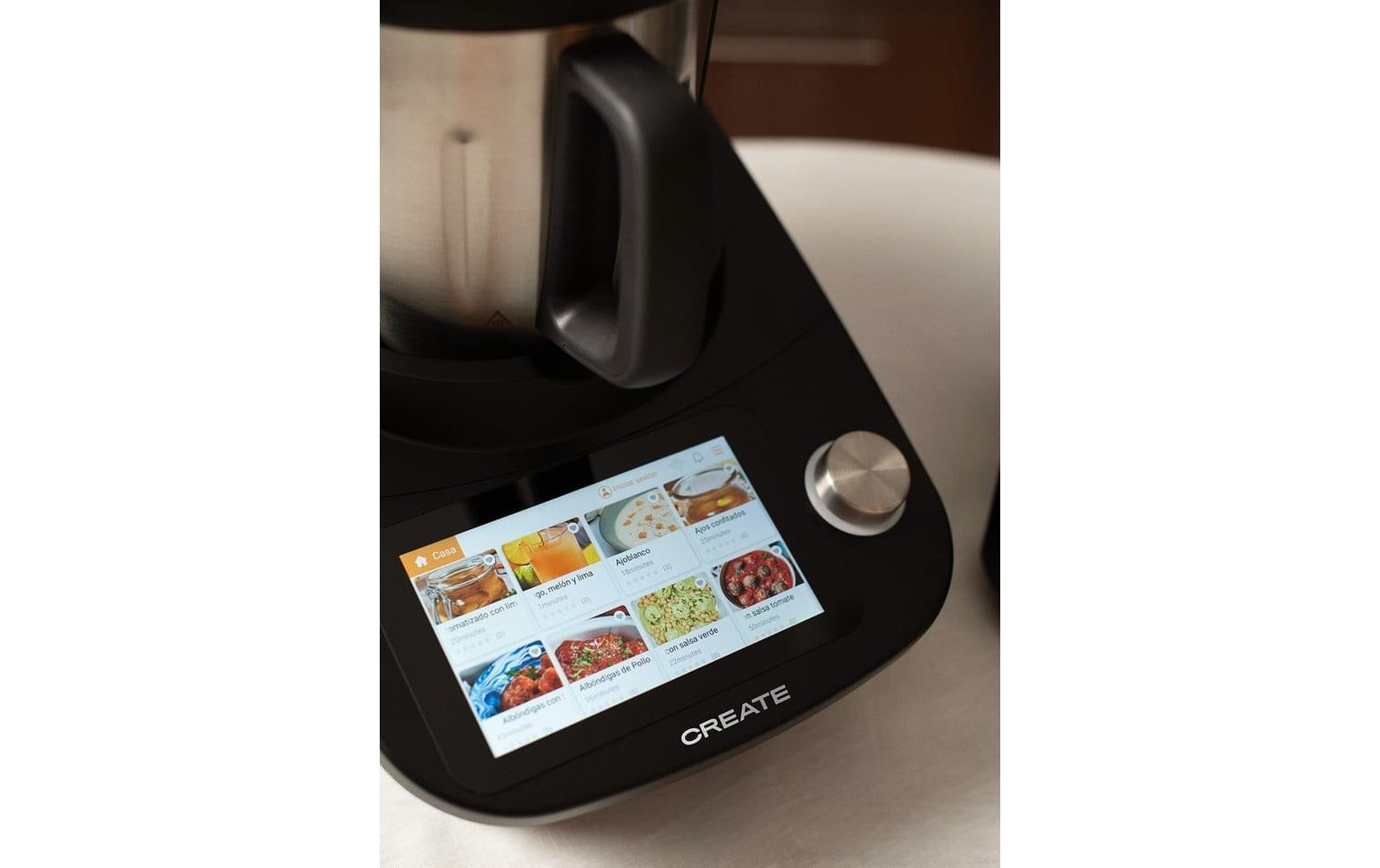 Create Küchenmaschine Chefbot Touch Pro Connect Schwarz/Silber