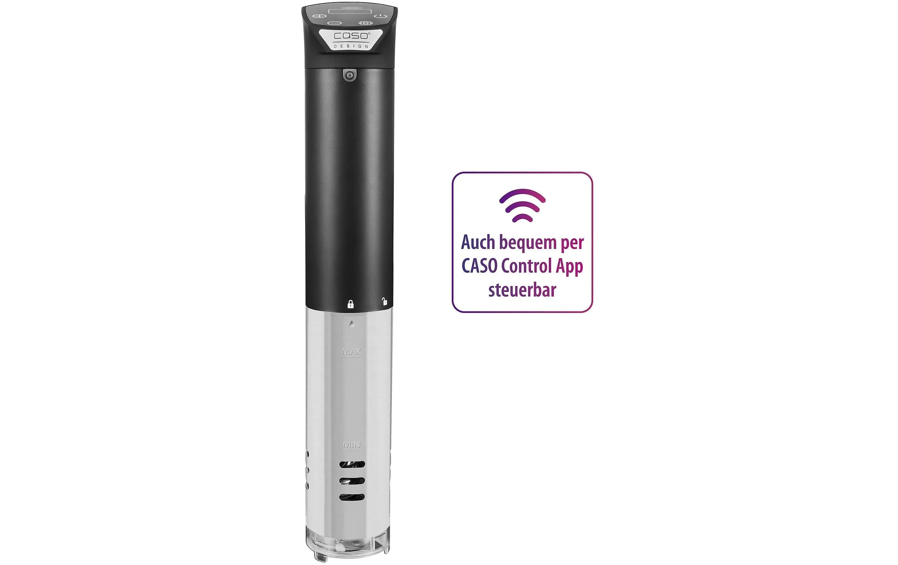Caso Sous Vide Garer SV1200 Smart Kunststoff Edelstahl 1200 W