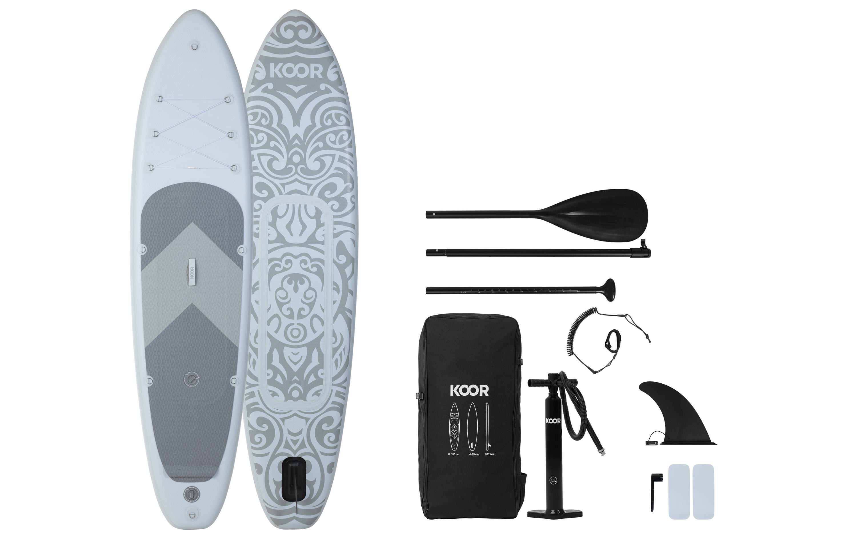 KOOR SUP Board Nuusa Allround 10'6 (320 cm) Set Grigio II KOOR SUP Board Nuusa Allround 10'6 (320 cm) Set Grigio II