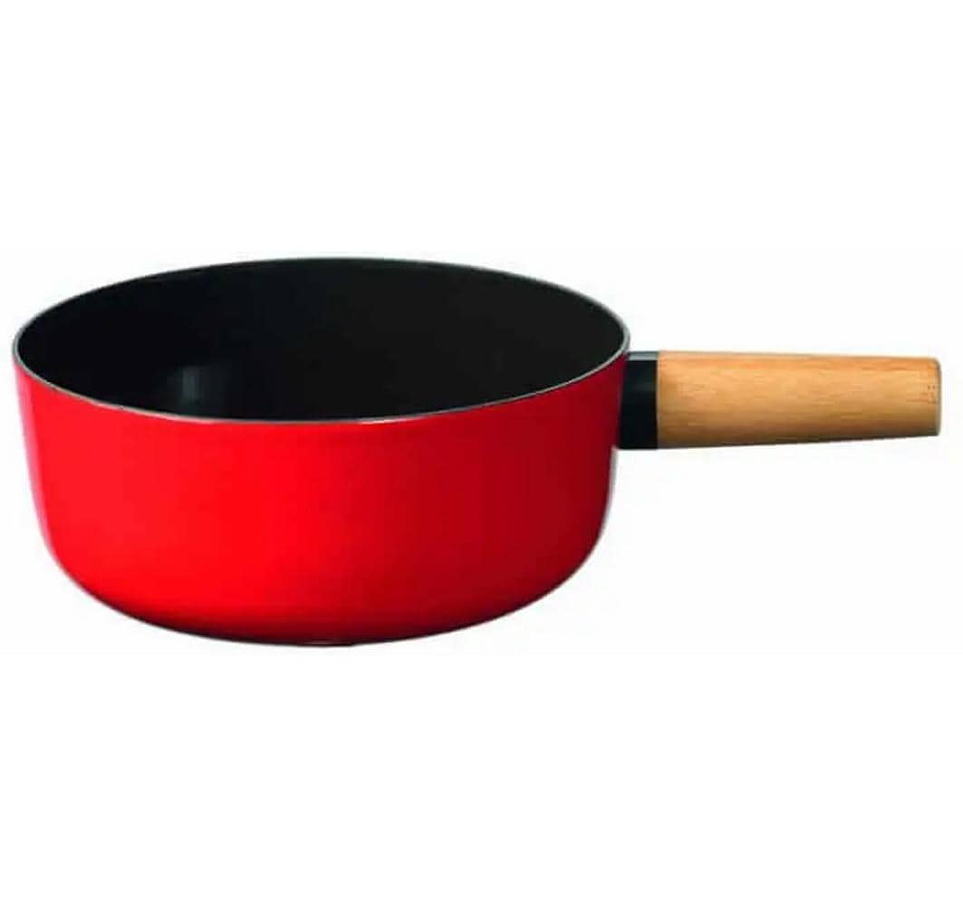 Stöckli Fondue-Caquelon Emotion 21 cm, Rot/Schwarz Stöckli Fondue-Caquelon Emotion 21 cm, Rot/Schwarz