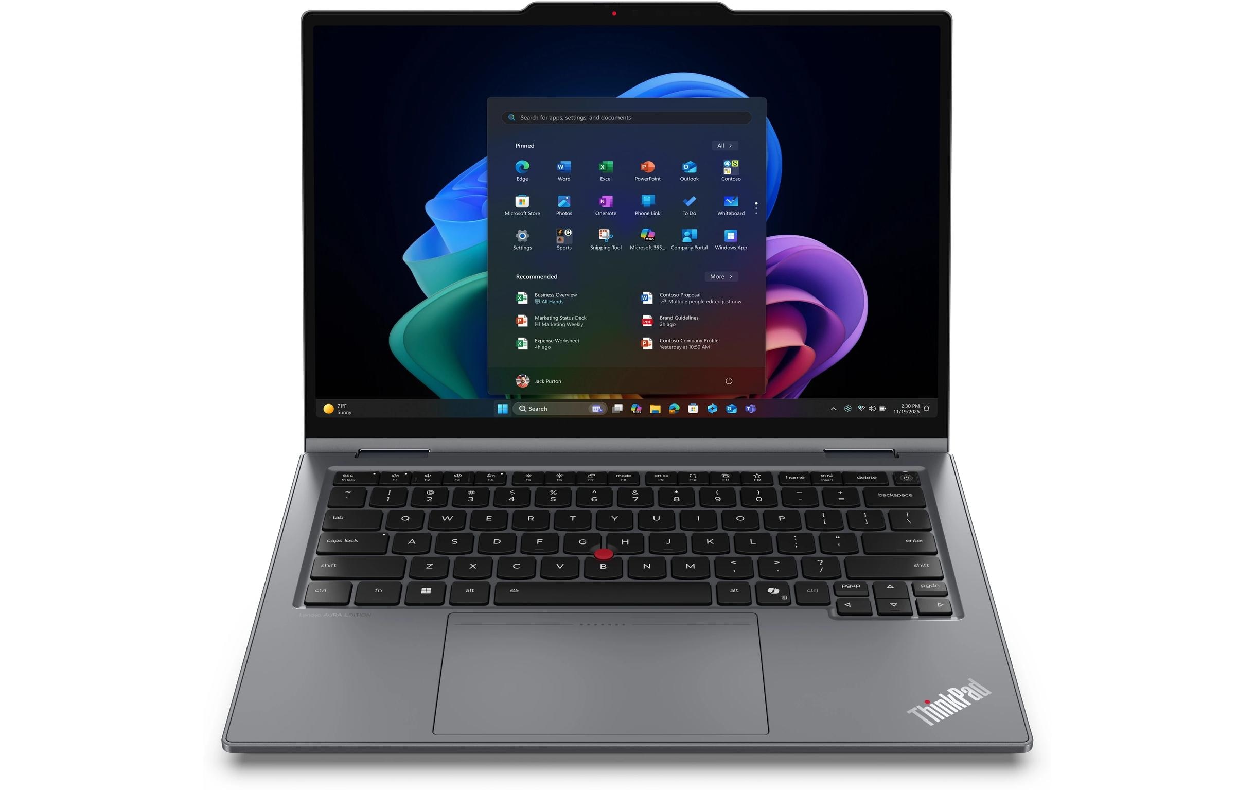 Lenovo Notebook ThinkPad X1 2-in-1 Gen 11 Aura Edition Copilot+ PC