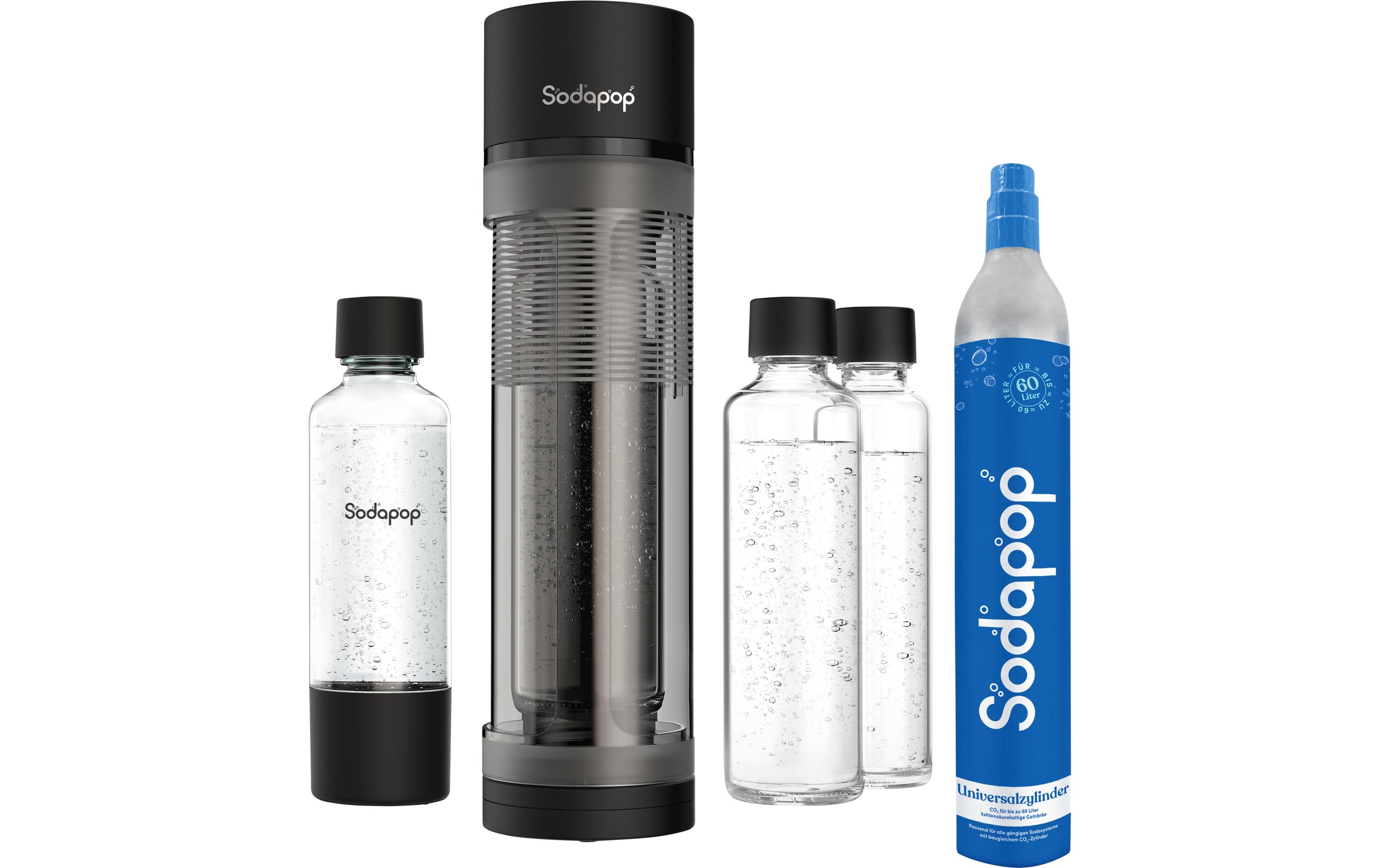Sodapop Wassersprudler Logan Schwarz matt/Transparent Sodapop Wassersprudler Logan Schwarz matt/Transparent