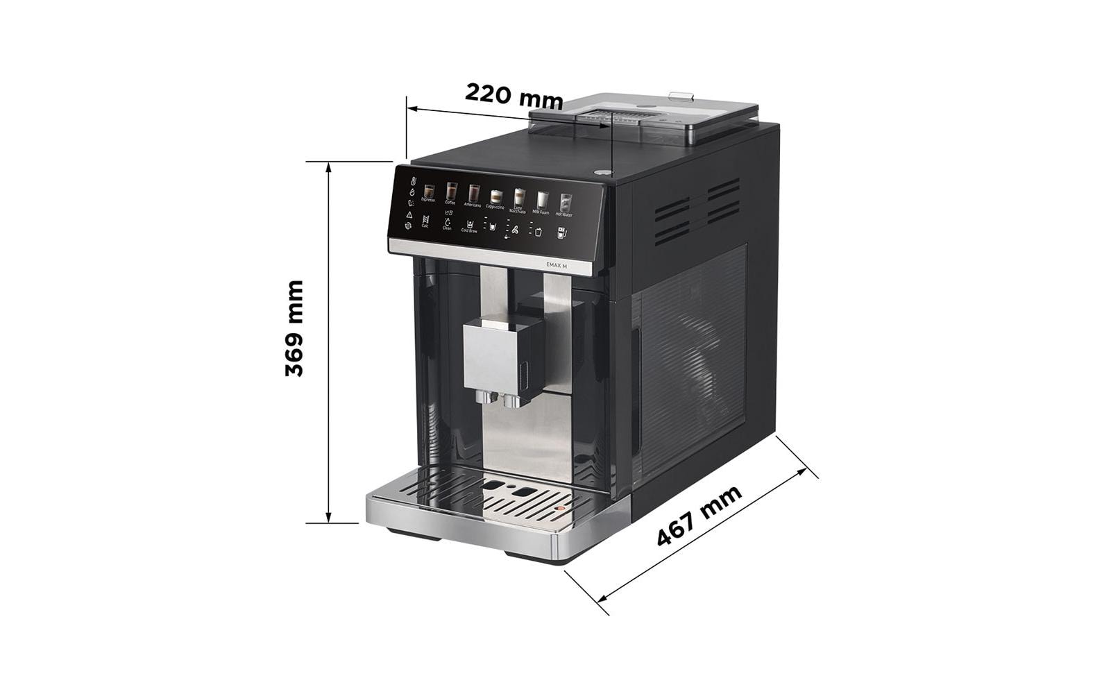Berger Lanz Kaffeevollautomat Bella Crema Schwarz
