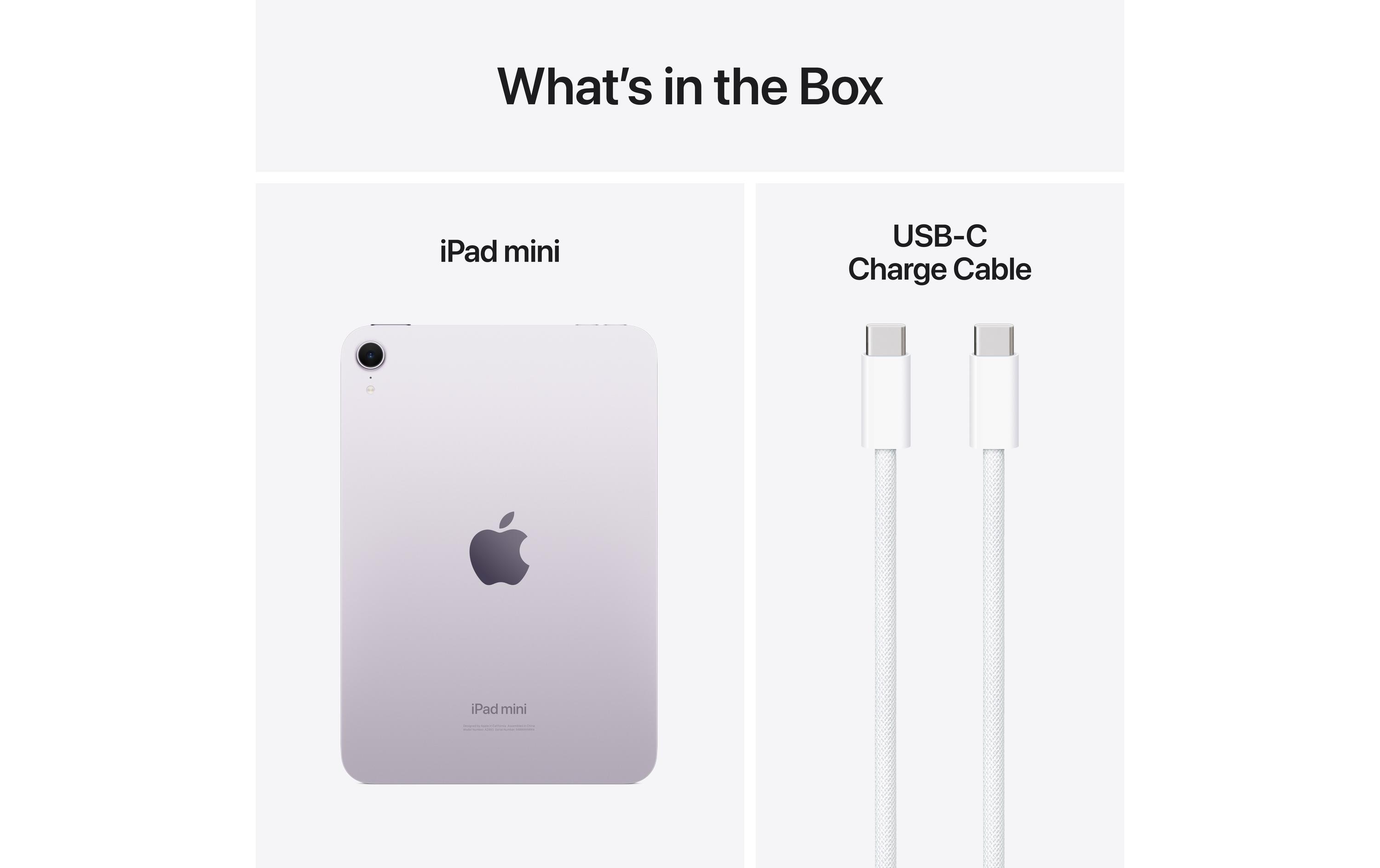 Apple iPad Mini 2024 WiFi 128 GB Violett
