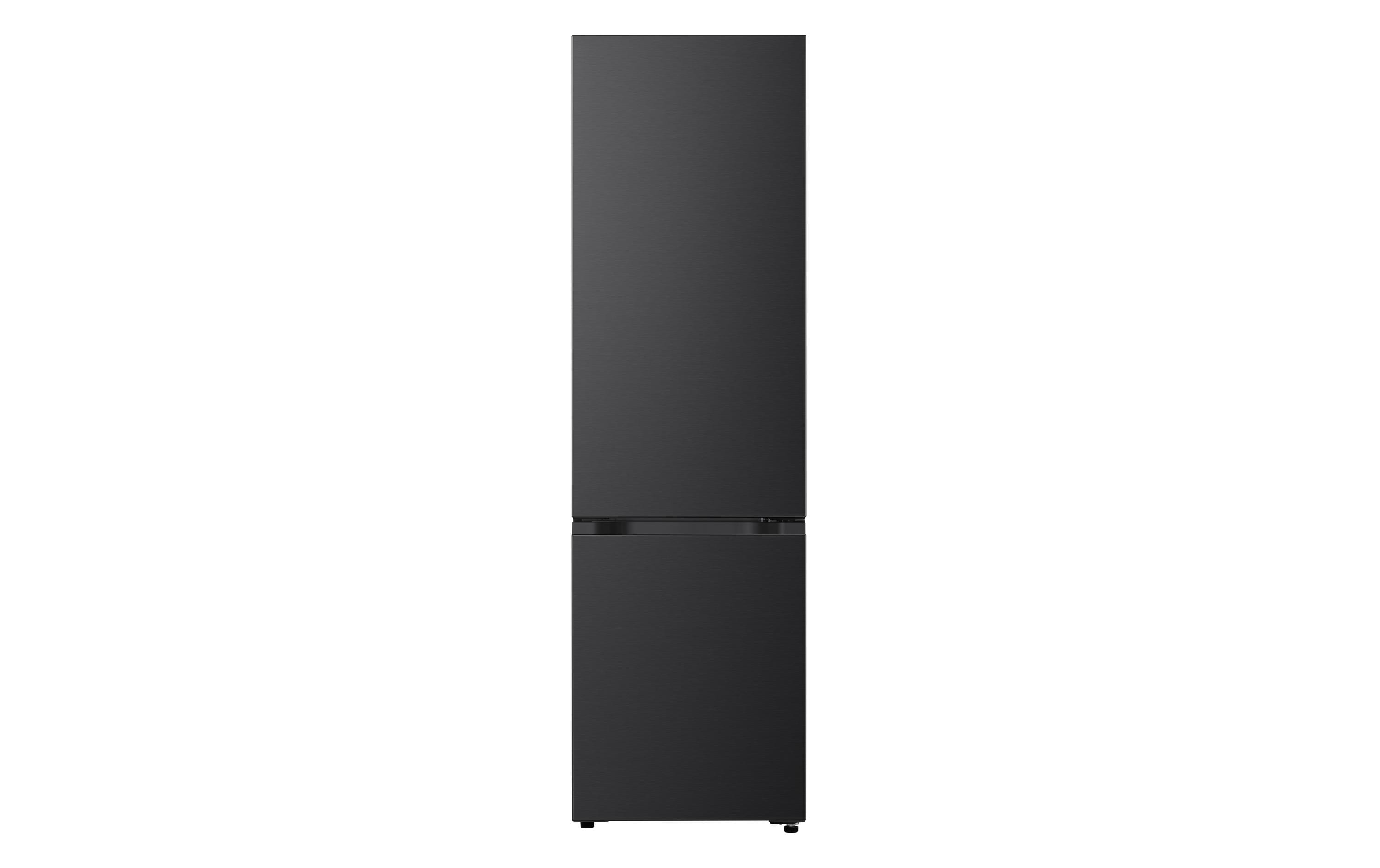LG Kühl-Gefrierkombination GBBS524AEV Schwarz, Wechselbar
