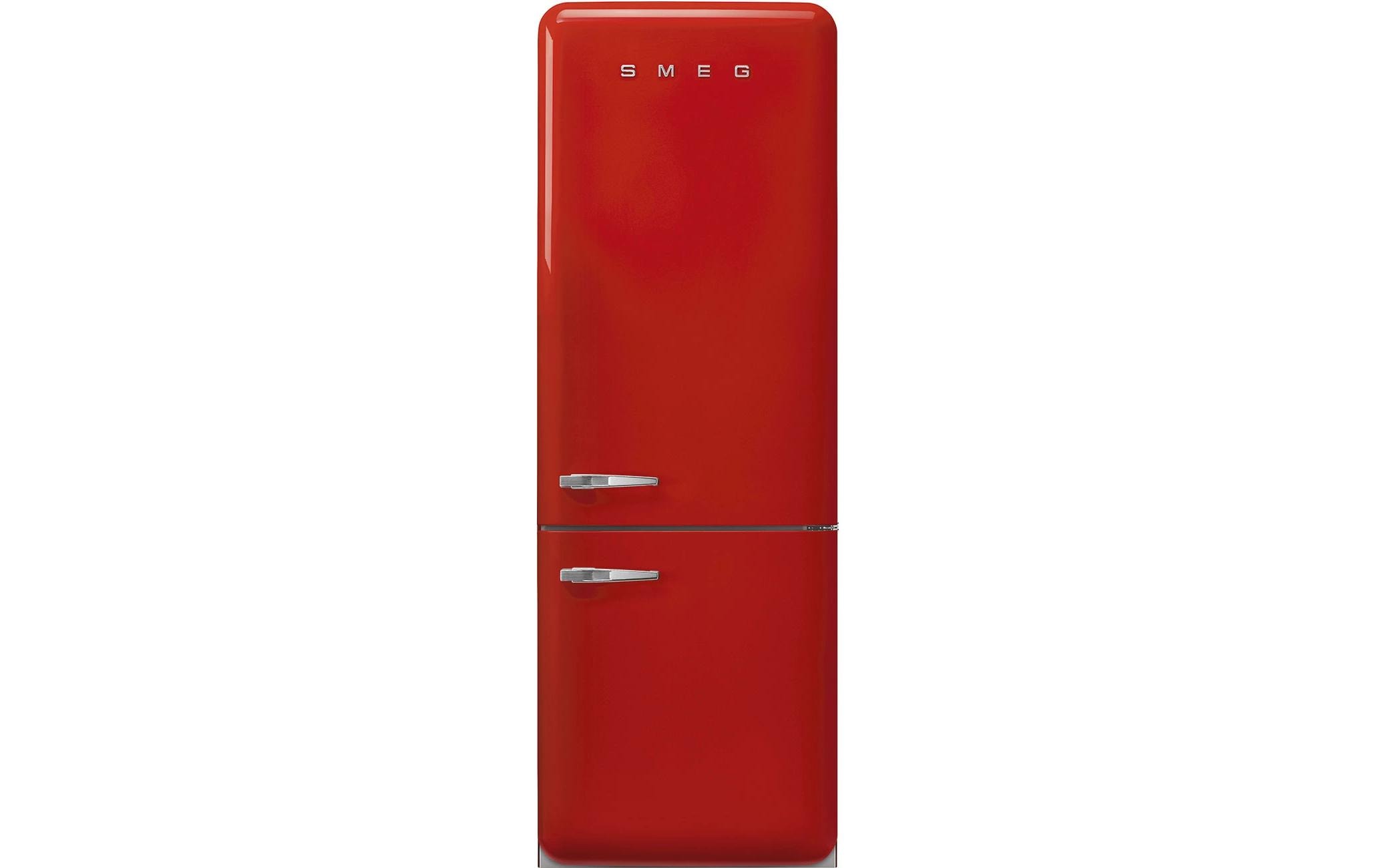 SMEG Kühl-Gefrierkombination FAB38RRD6 Rot, Rechts