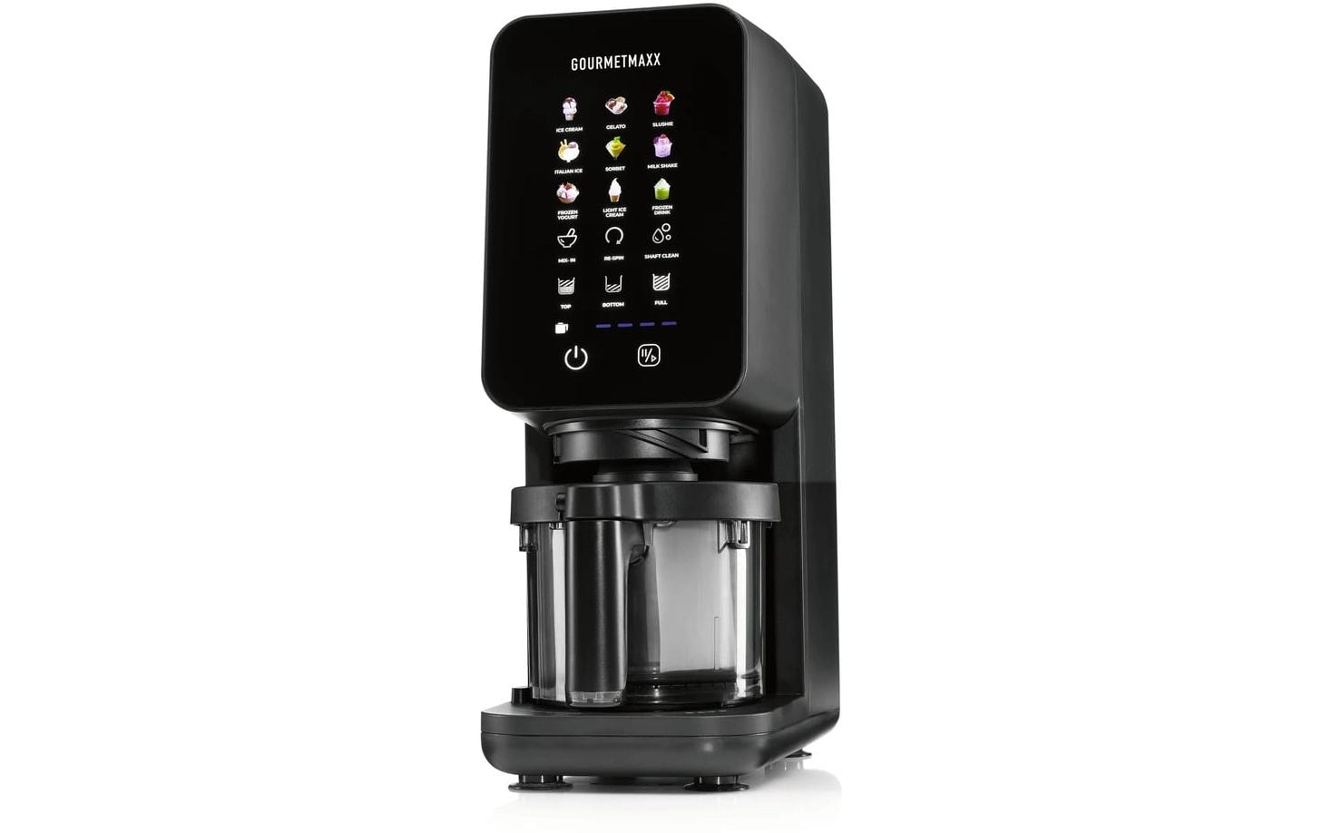 GOURMETmaxx Glacemaschine 0.86 l, Schwarz