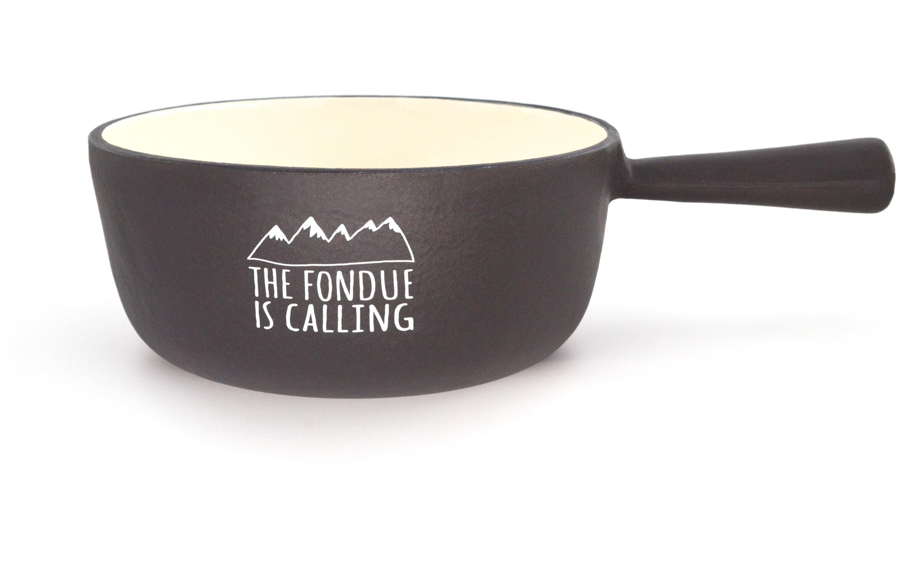 Heidi Cheese Line Fondue-Caquelon The Fondue is calling Schwarz Heidi Cheese Line Fondue-Caquelon The Fondue is calling Schwarz