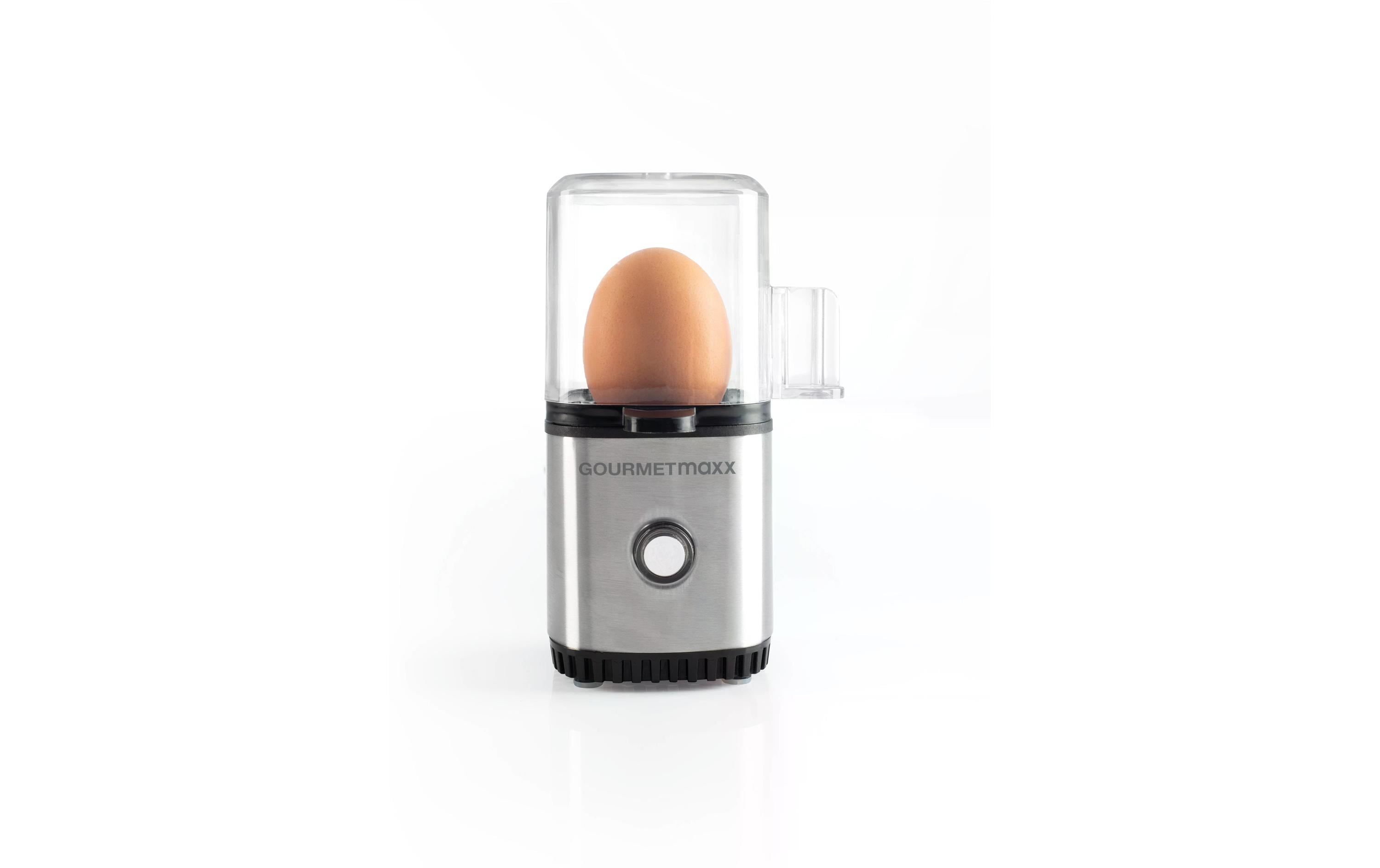 GOURMETmaxx Eierkocher 1, Schwarz/Silber GOURMETmaxx Eierkocher 1, Schwarz/Silber
