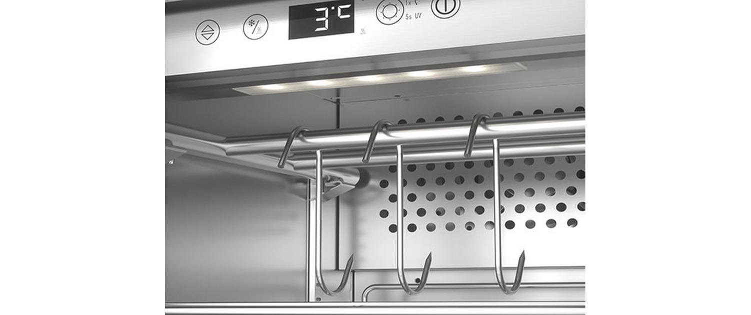 Caso Dry-Aged Master 63 63 l, Glas/Edelstahl, Silber