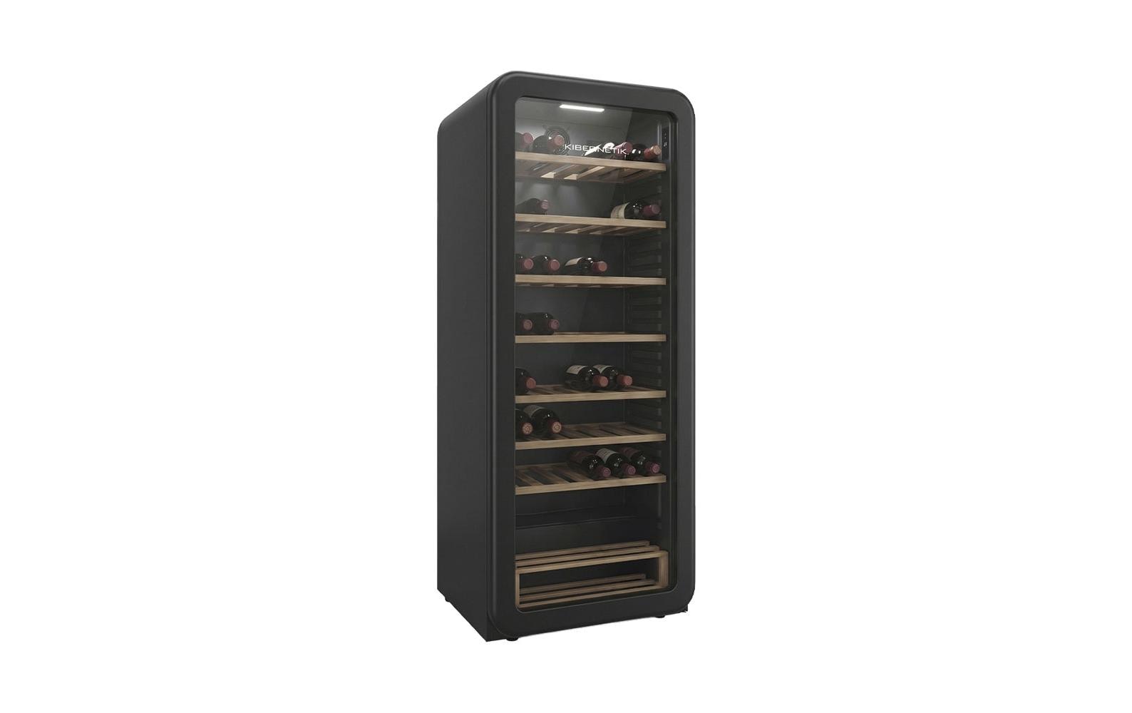 Kibernetik Weinkühlschrank WKH208 Schwarz