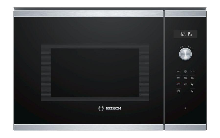 Bosch Einbaumikrowelle BFL554MS0 Schwarz/Silber Bosch Einbaumikrowelle BFL554MS0 Schwarz/Silber