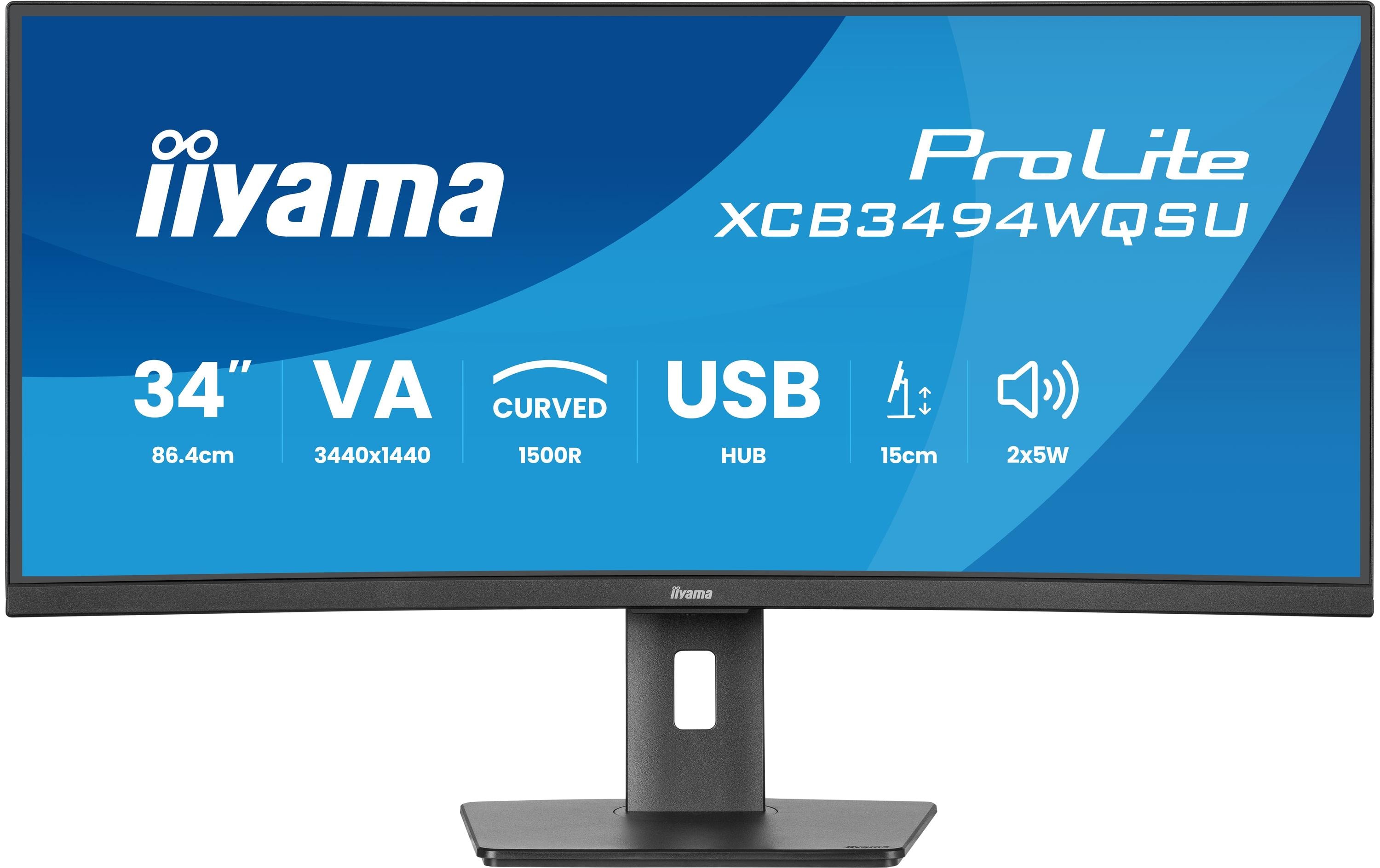 iiyama Monitor ProLite XCB3494WQSU-B1