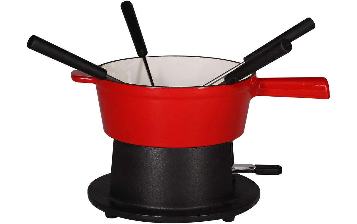 Nouvel Fondue-Set 7 Teile, Rot