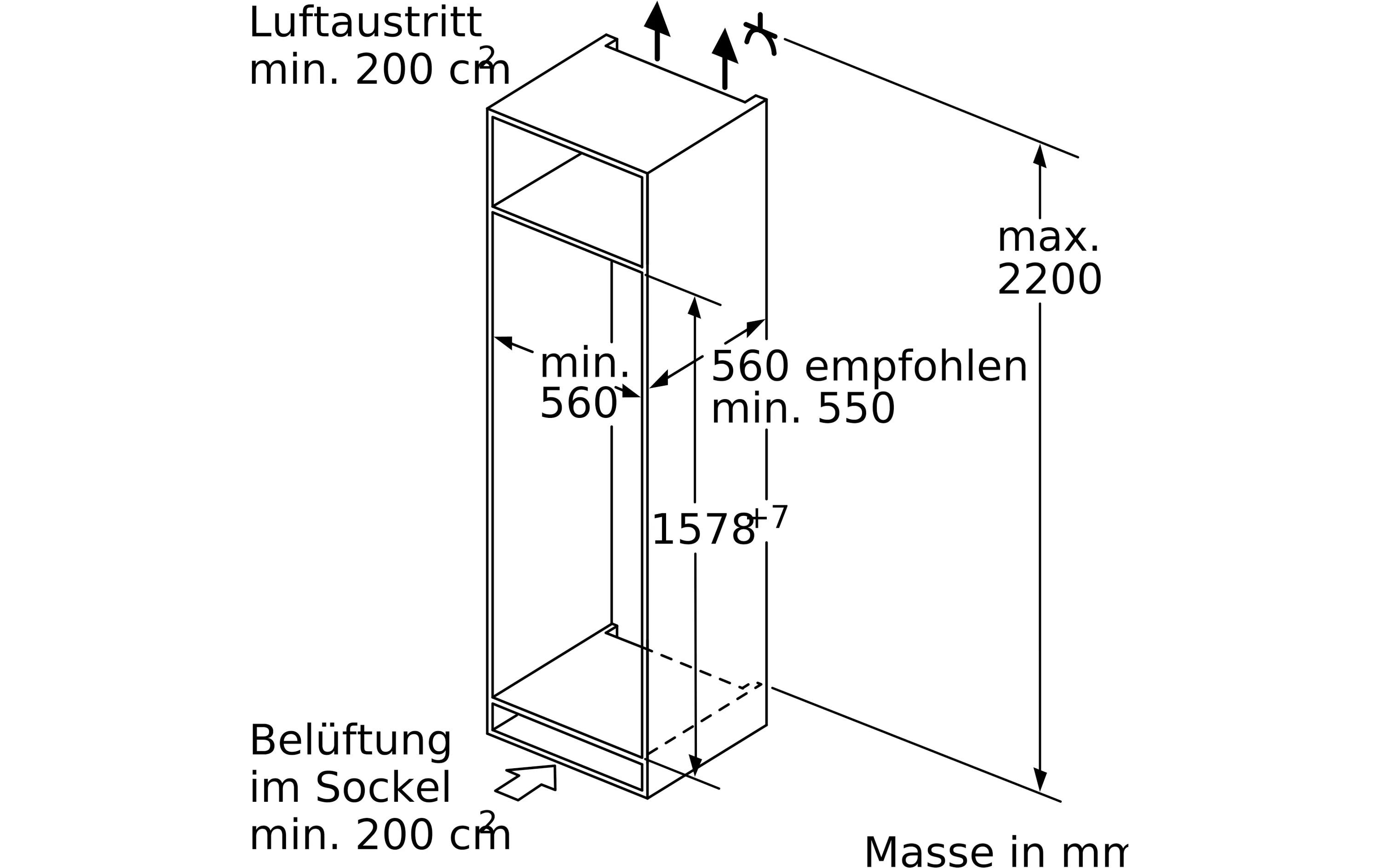 Siemens Einbau-Kühl-Gefrierkombination KI77SADE0Y Links/Wechselbar