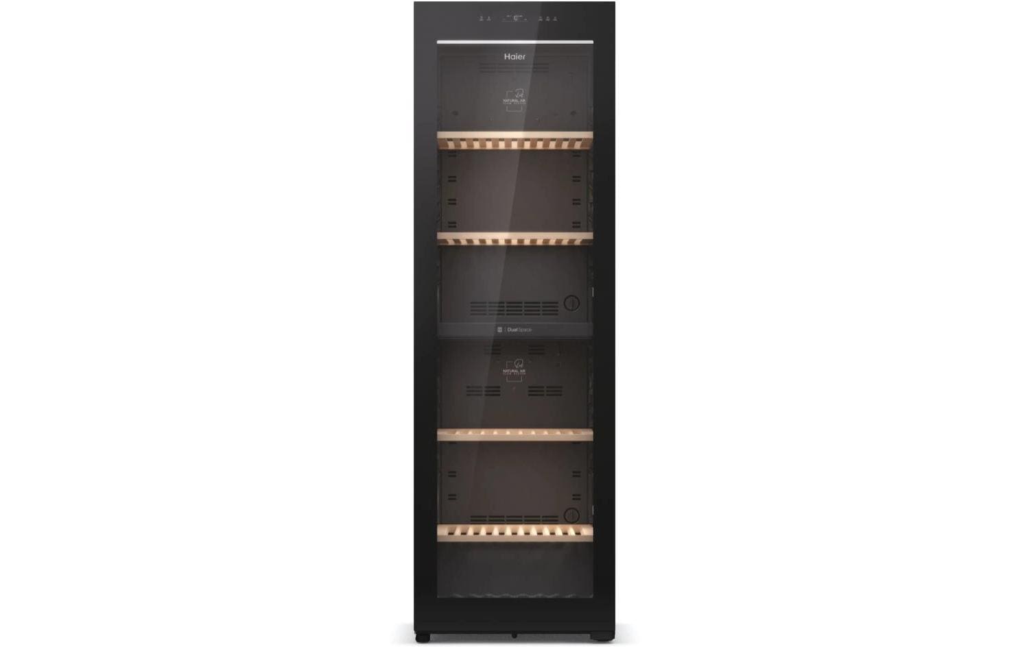 Haier Weinklimaschrank HWS236GDEH1 Schwarz, Rechts, Wechselbar Haier Weinklimaschrank HWS236GDEH1 Schwarz, Rechts, Wechselbar
