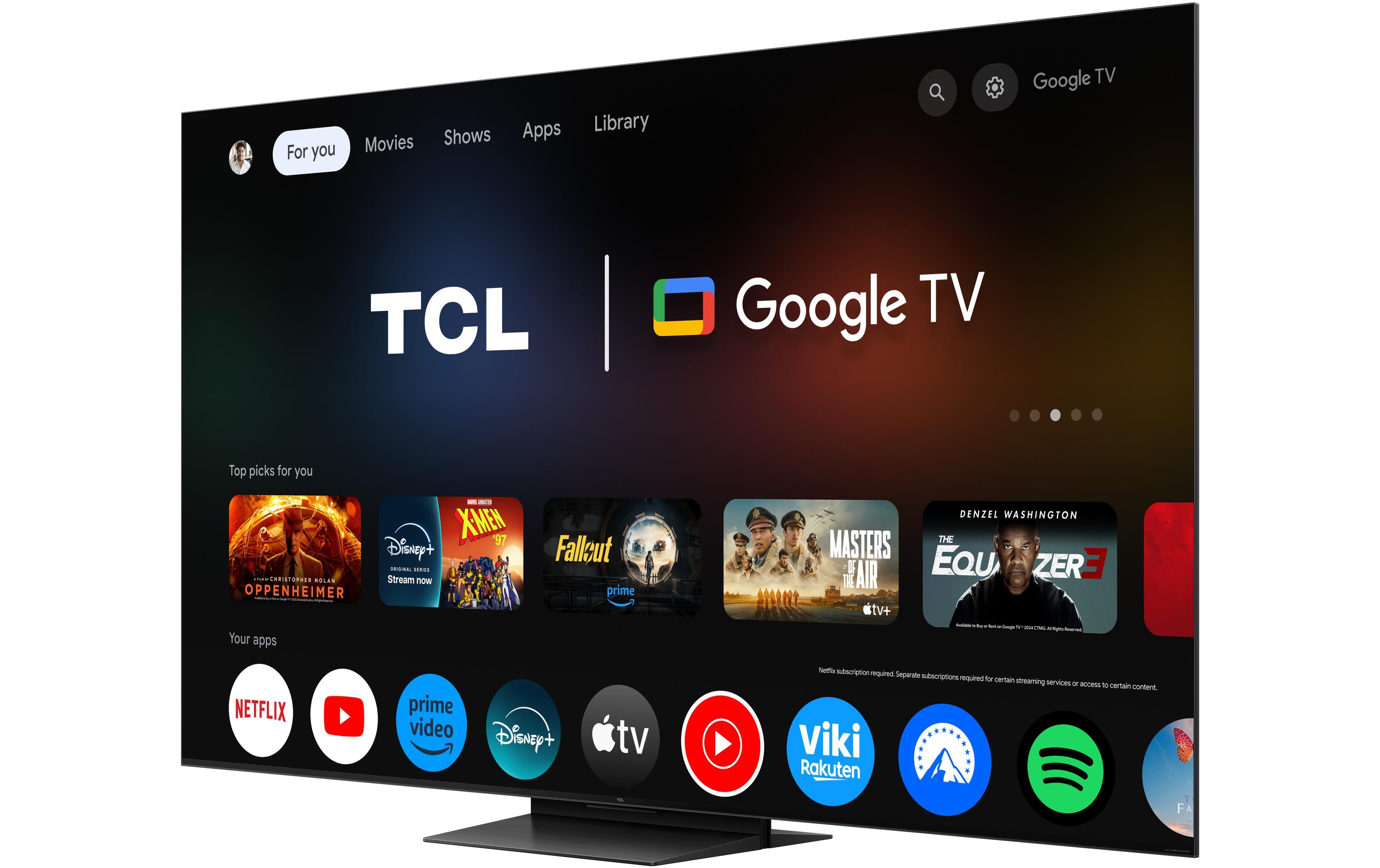 TCL TV 65C7K 65, 3840 x 2160 (Ultra HD 4K), QLED