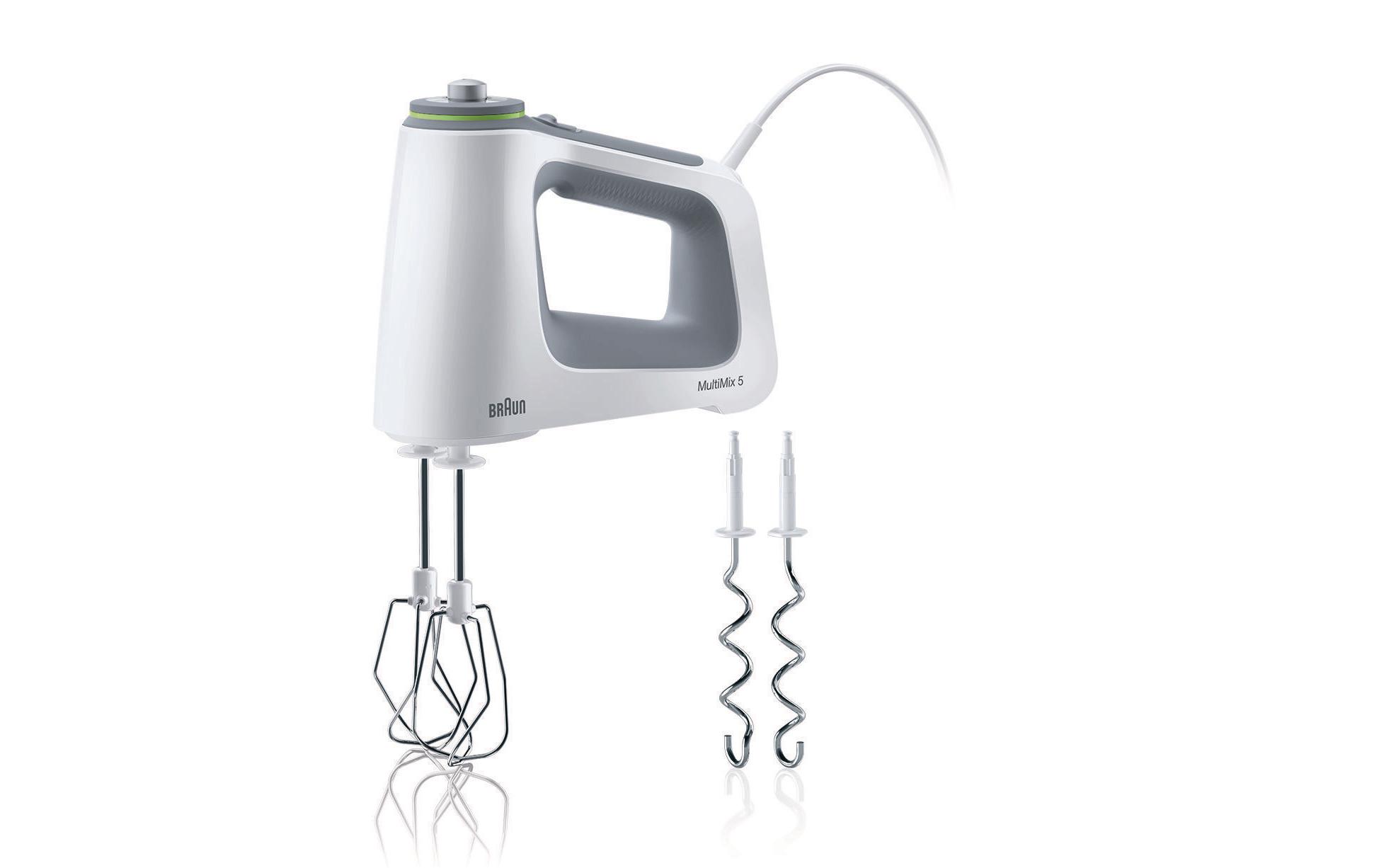 Braun Handmixer MultiMix 5 HM5100WH Weiss/Grau Braun Handmixer MultiMix 5 HM5100WH Weiss/Grau