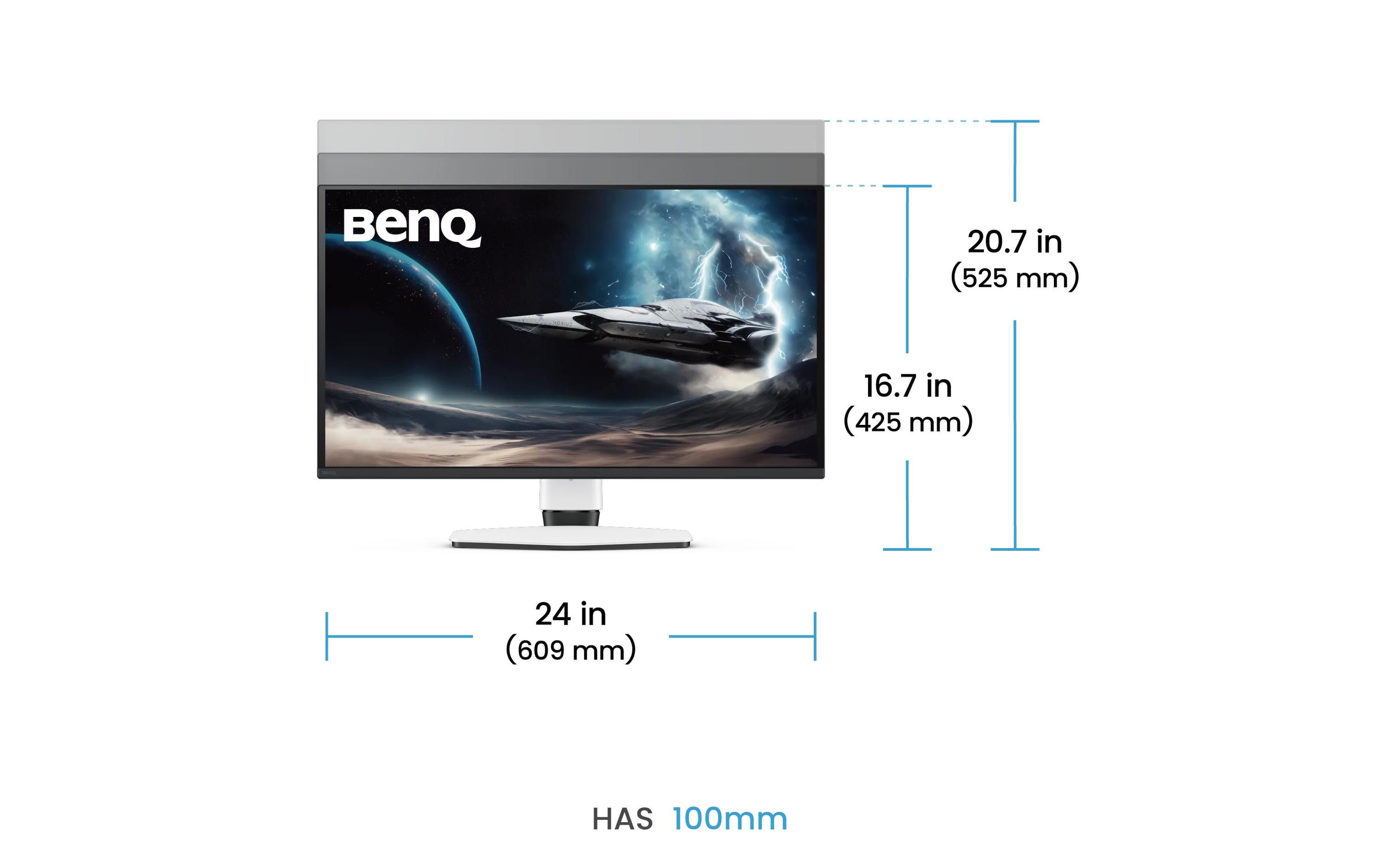 BenQ EX271QMZ QD-OLED 26.5 Zoll Quad HD Weiss