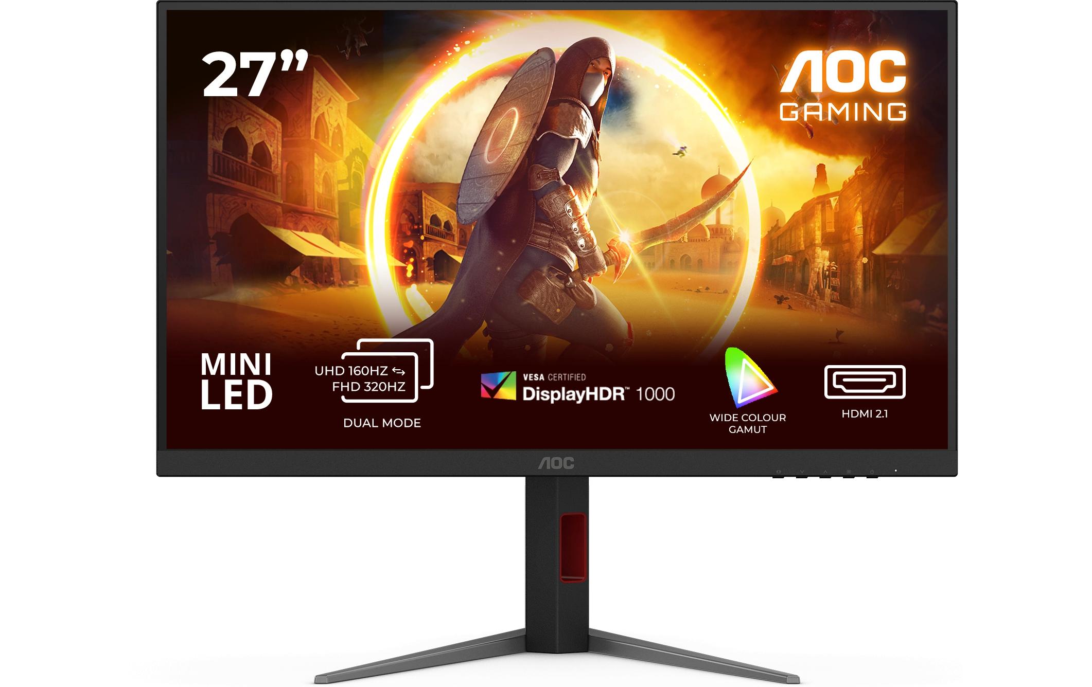 AOC Monitor U27G4XM IPS, 4K, 1ms, 160Hz