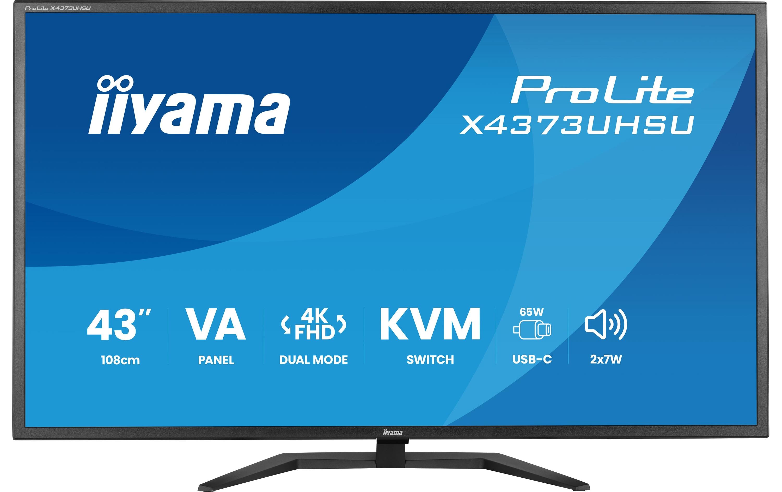 iiyama Monitor ProLite X4373UHSU-B2