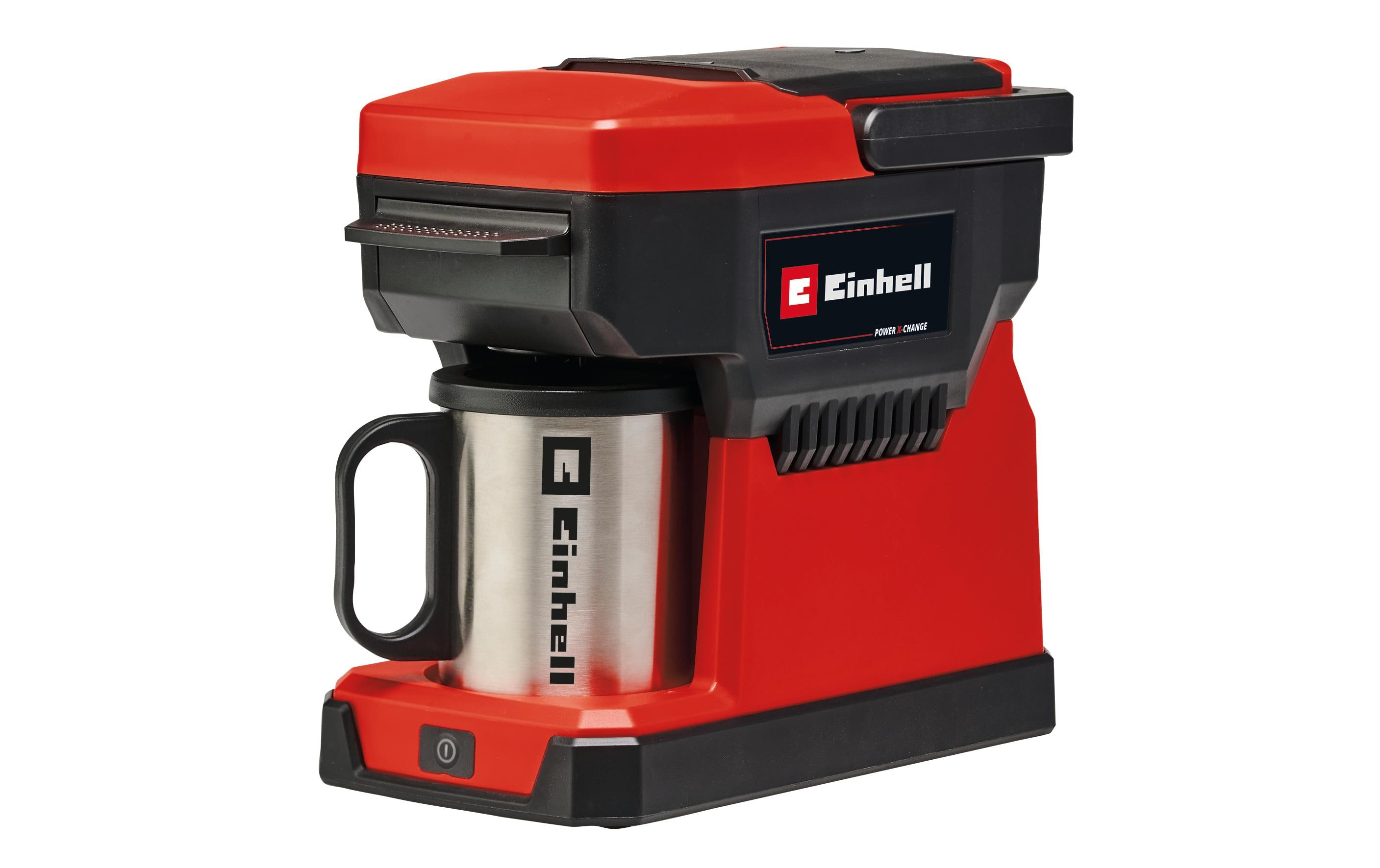 Einhell Filterkaffeemaschine TE-CF 18 Li-Solo Rot