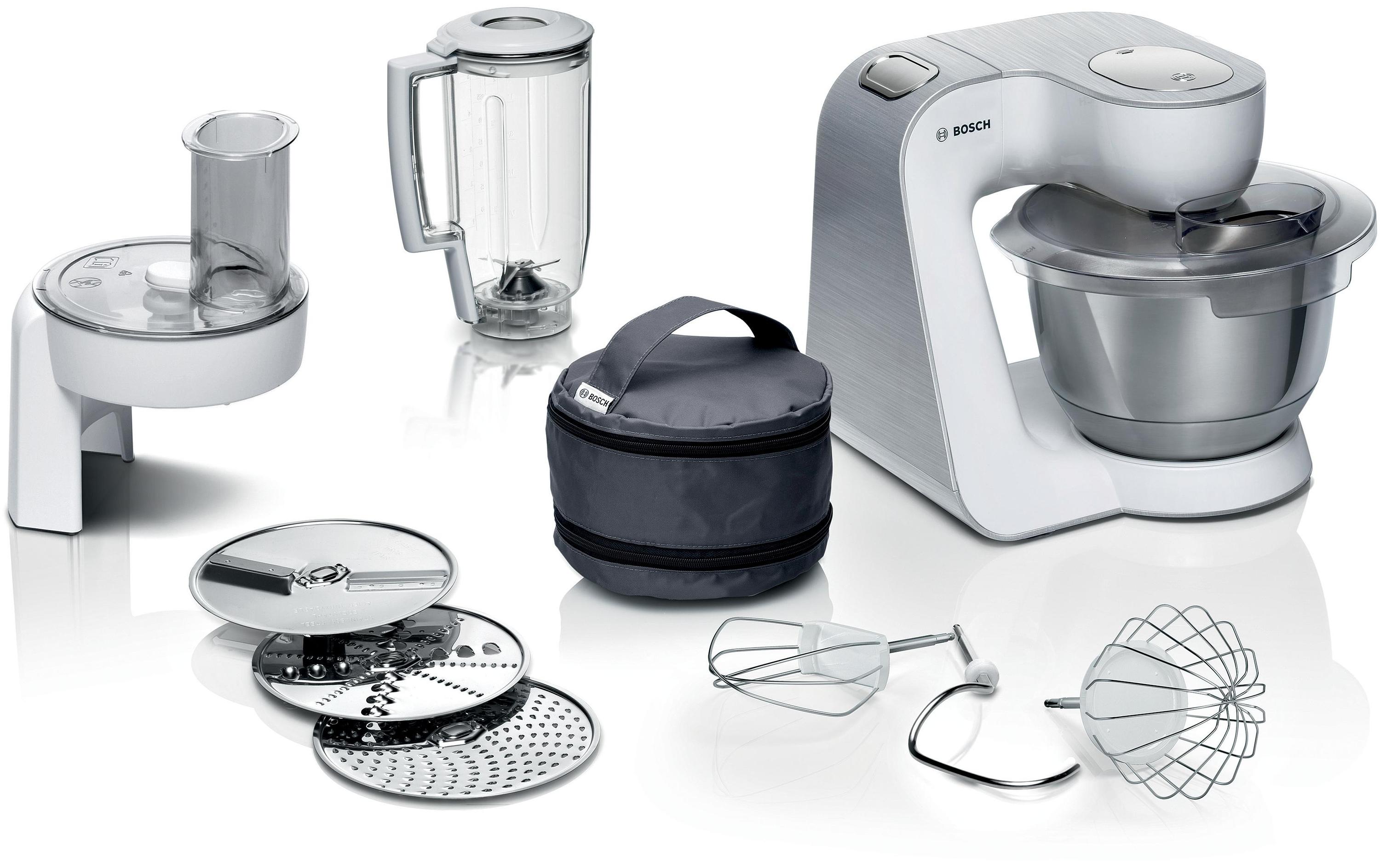 Bosch Küchenmaschine Serie 4 MUM 5 Silber/Weiss