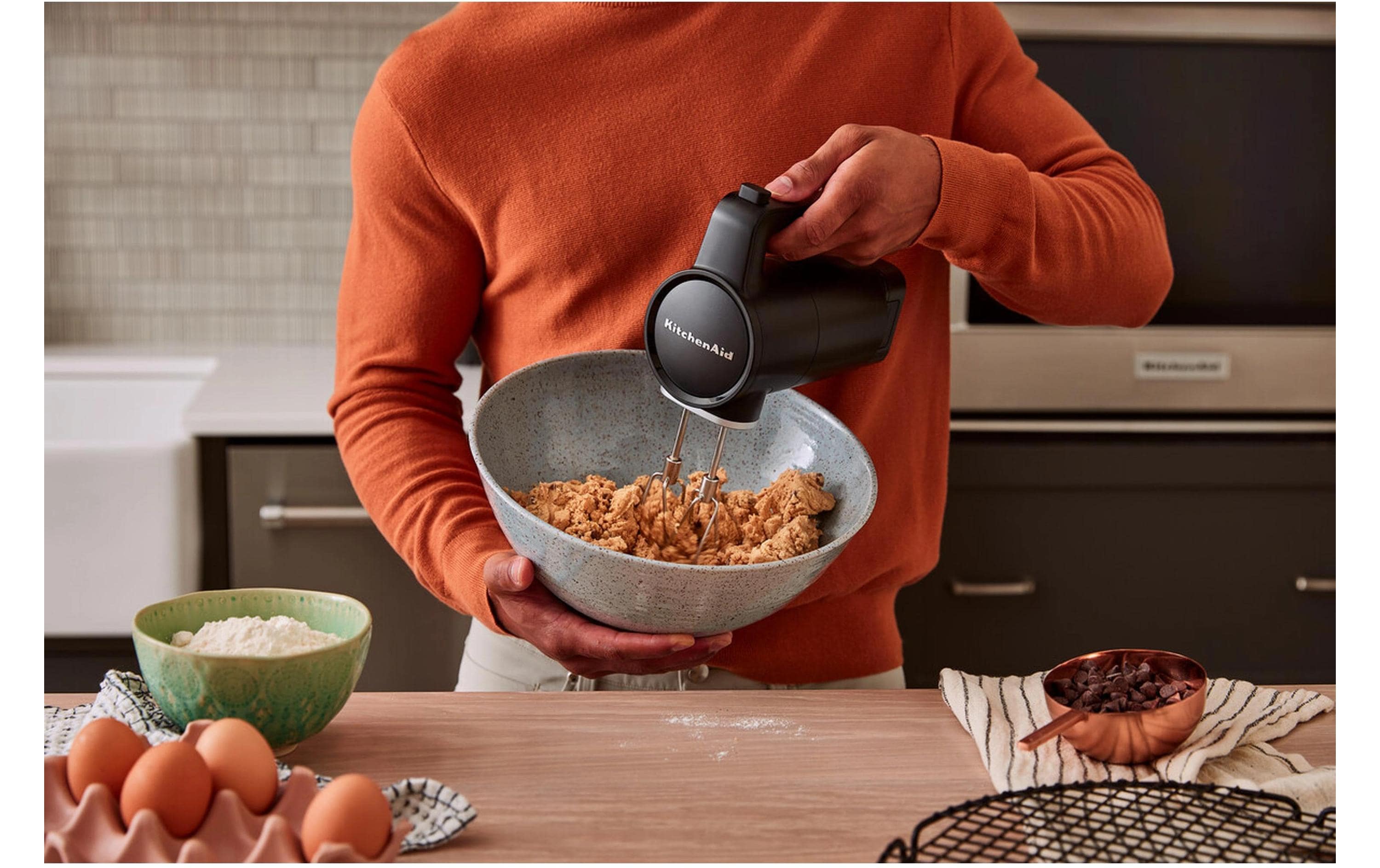KitchenAid Handmixer 5KHMR762BM Schwarz