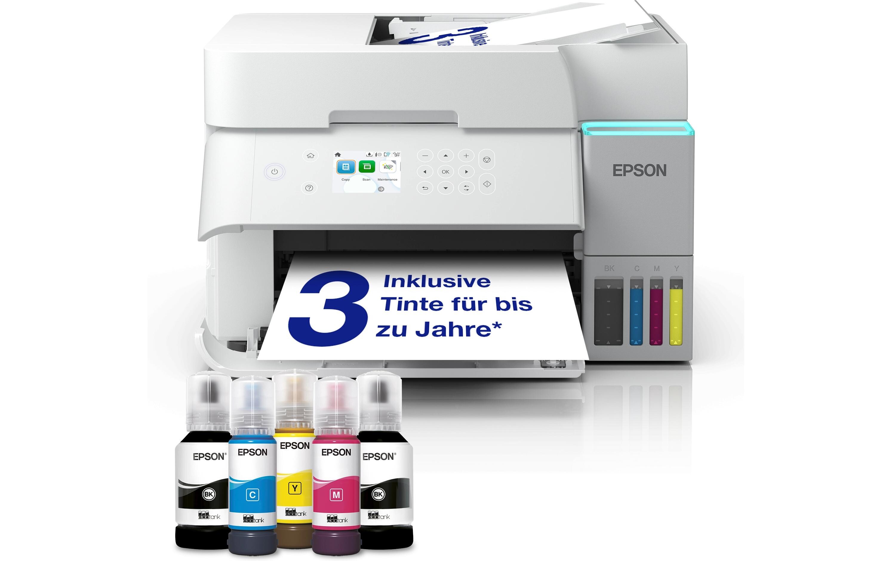 Epson Multifunktionsdrucker EcoTank ET-3956 Weiss