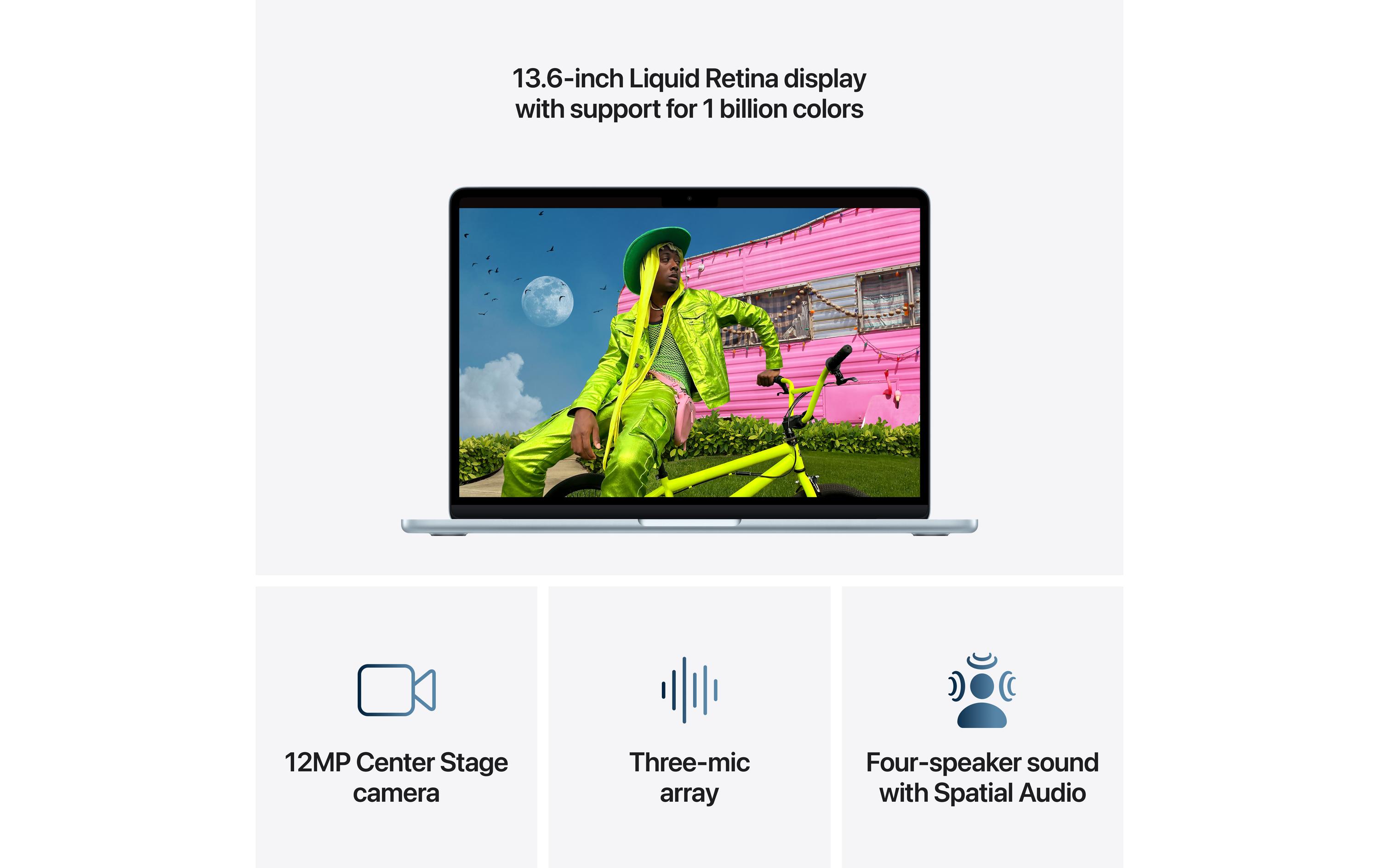 Apple MacBook Air 13 2026 M5 10C GPU / 16 GB / 512 GB Sky Blue