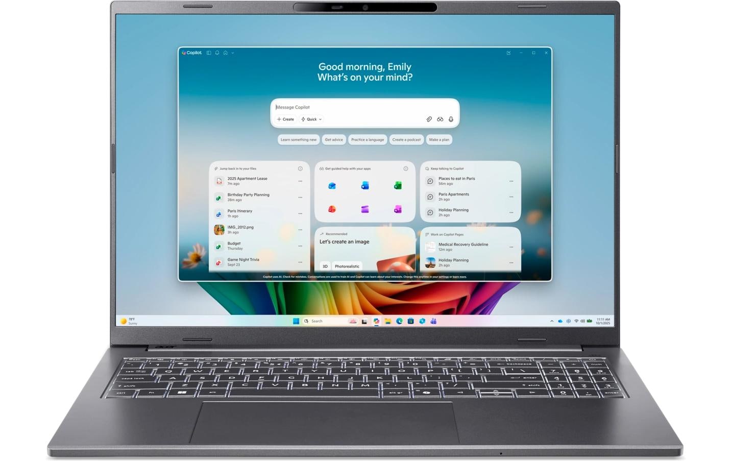 Acer Notebook Aspire 16 AI OLED (A16-A71M-R9CT)