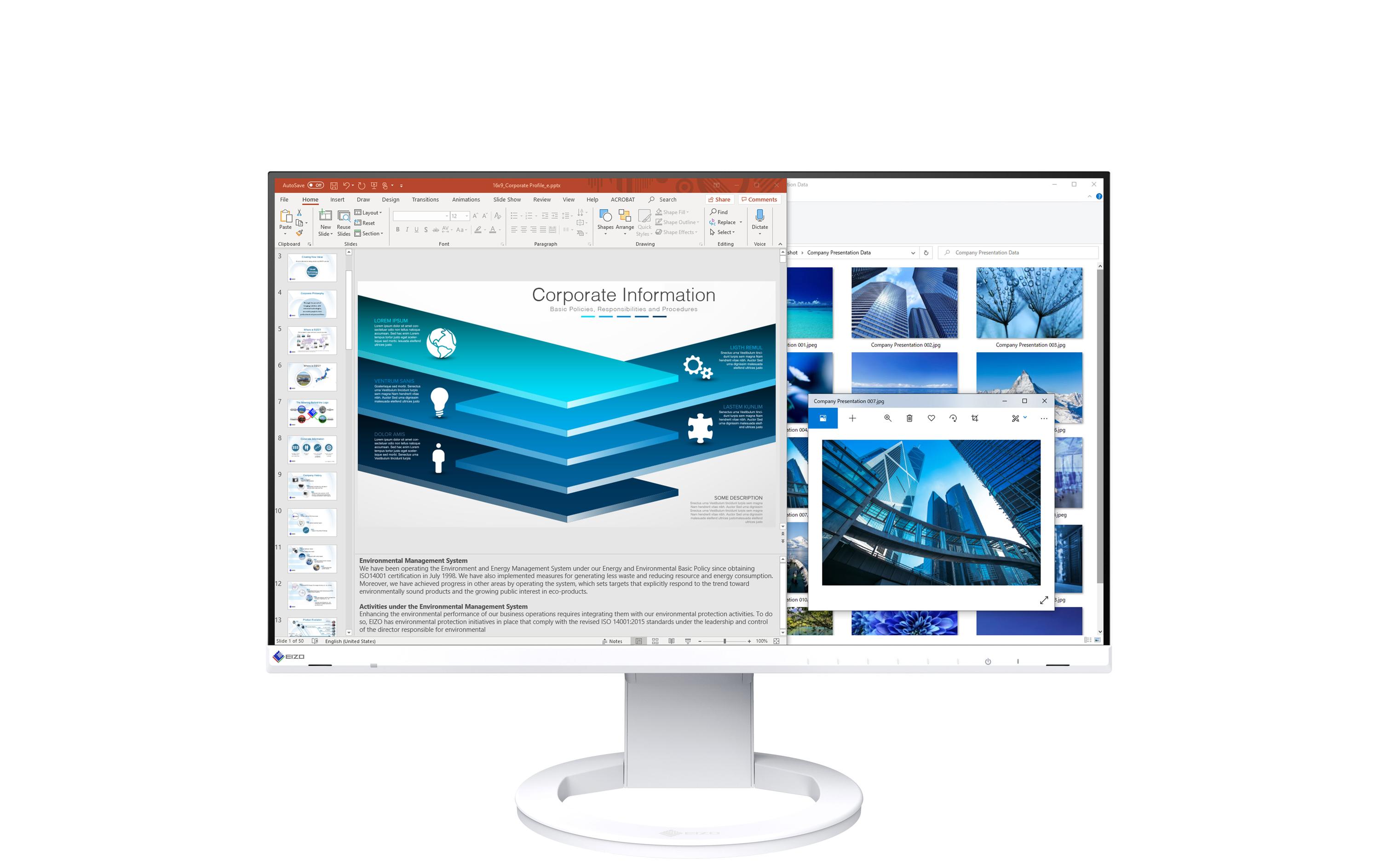 EIZO Monitor EIZO EV2480-Swiss Edition Weiss