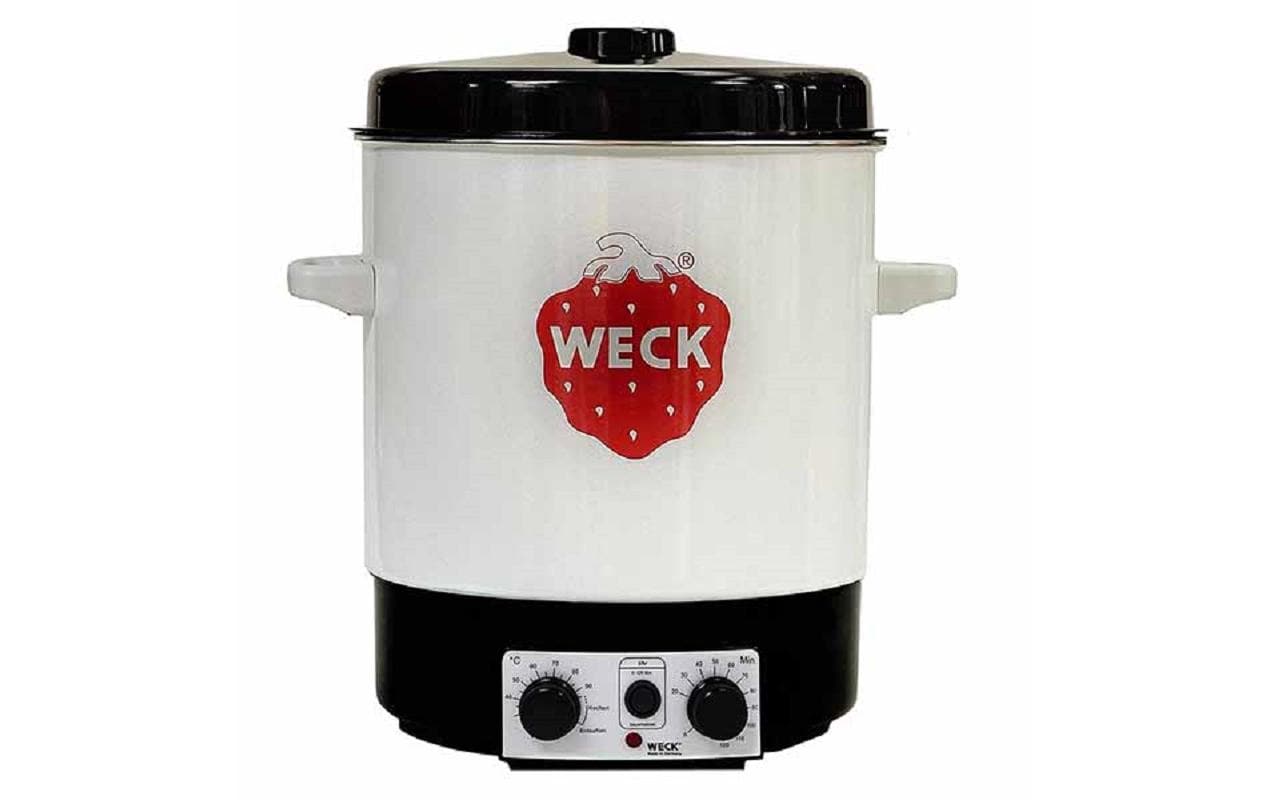 Weck Einkochautomat WAT 25 Edelstahl 1800W, 29 Liter