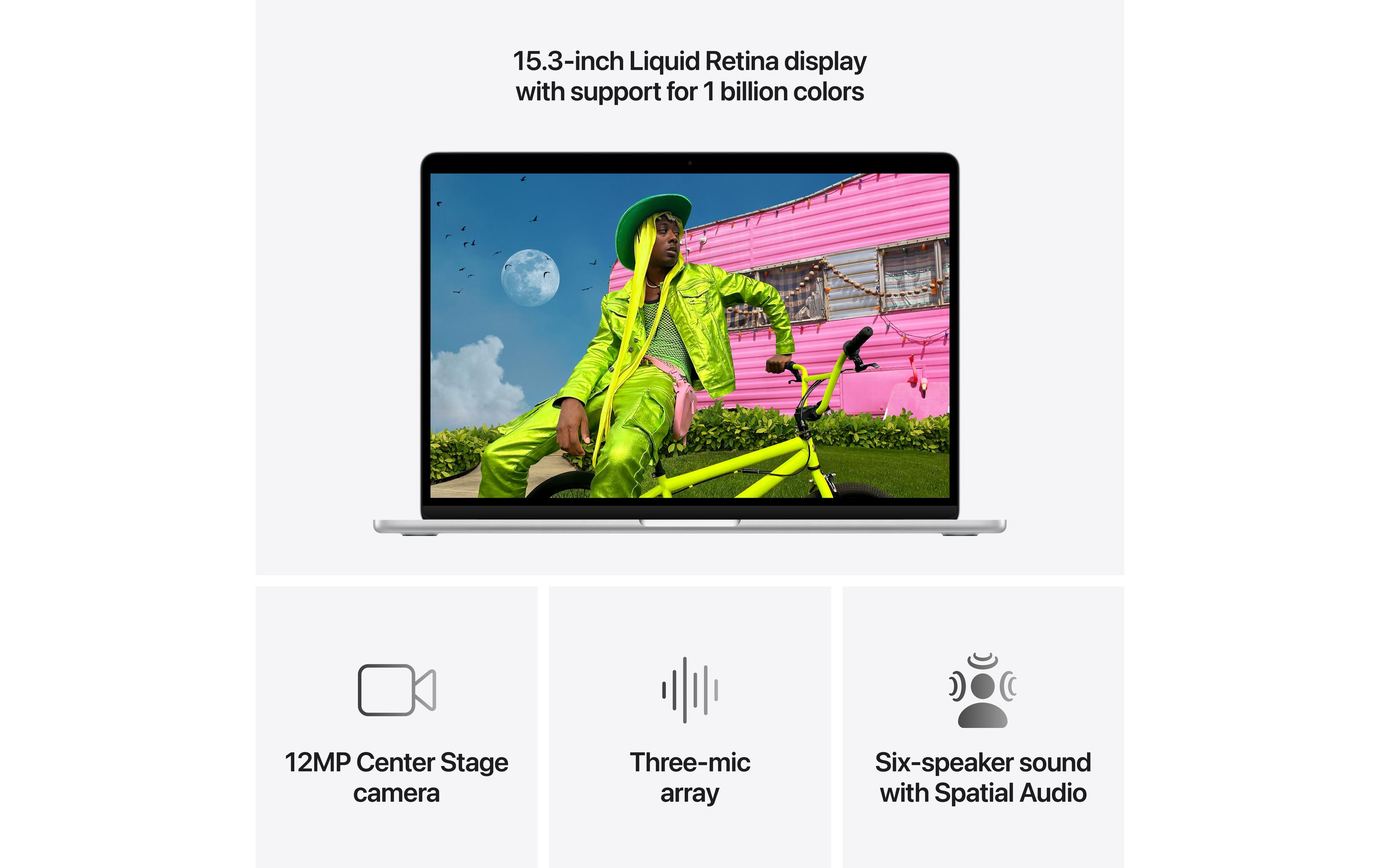 Apple MacBook Air 15 2026 M5 10C GPU / 24 GB / 1 TB Silber