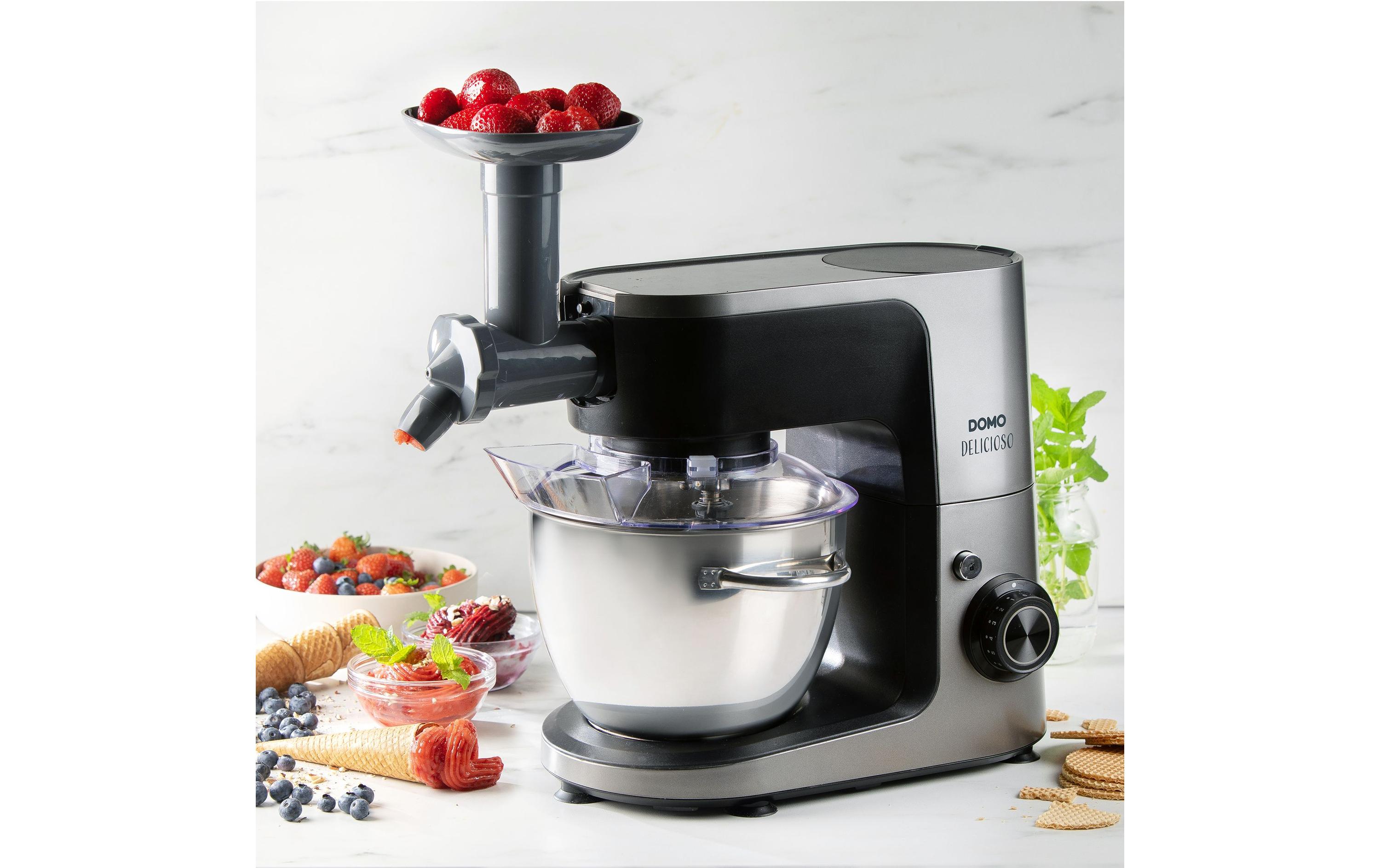 Domo Küchenmaschine Delicioso DO9293KR Grau