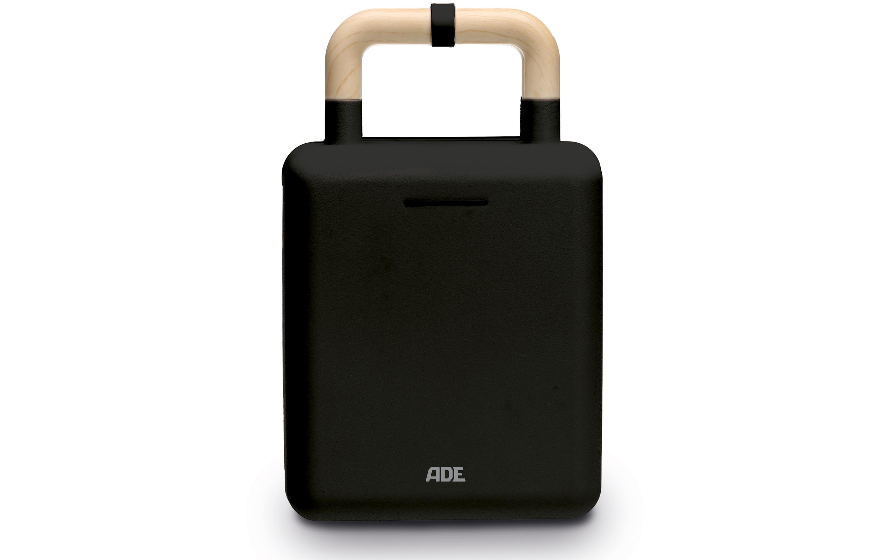 ADE Waffeleisen Schwarz ADE Waffeleisen Schwarz