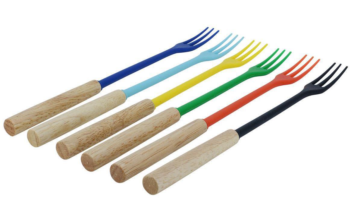Kadastar Käsefonduegabeln Protect Wood Colors 6 Personen Kadastar Käsefonduegabeln Protect Wood Colors 6 Personen