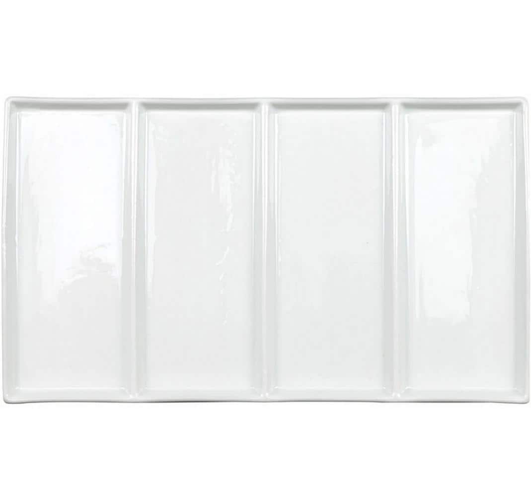 Nouvel Fondue-Teller Rettangolo, Weiss, 39 x 23 x 2.5 cm Nouvel Fondue-Teller Rettangolo, Weiss, 39 x 23 x 2.5 cm