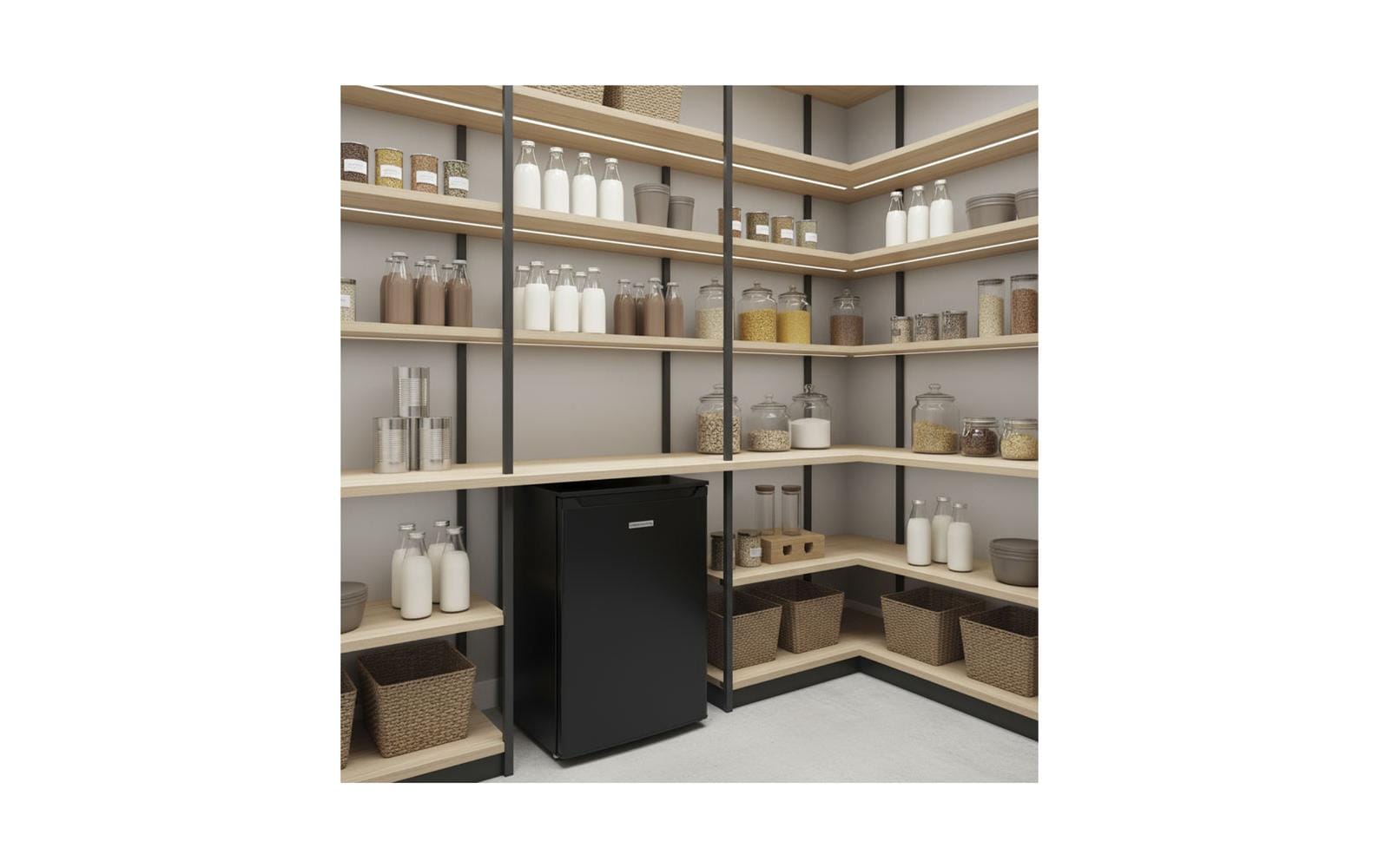 Kibernetik Kibernetik GS92C Gefrierschrank ( C ) schwarz Wechselbar