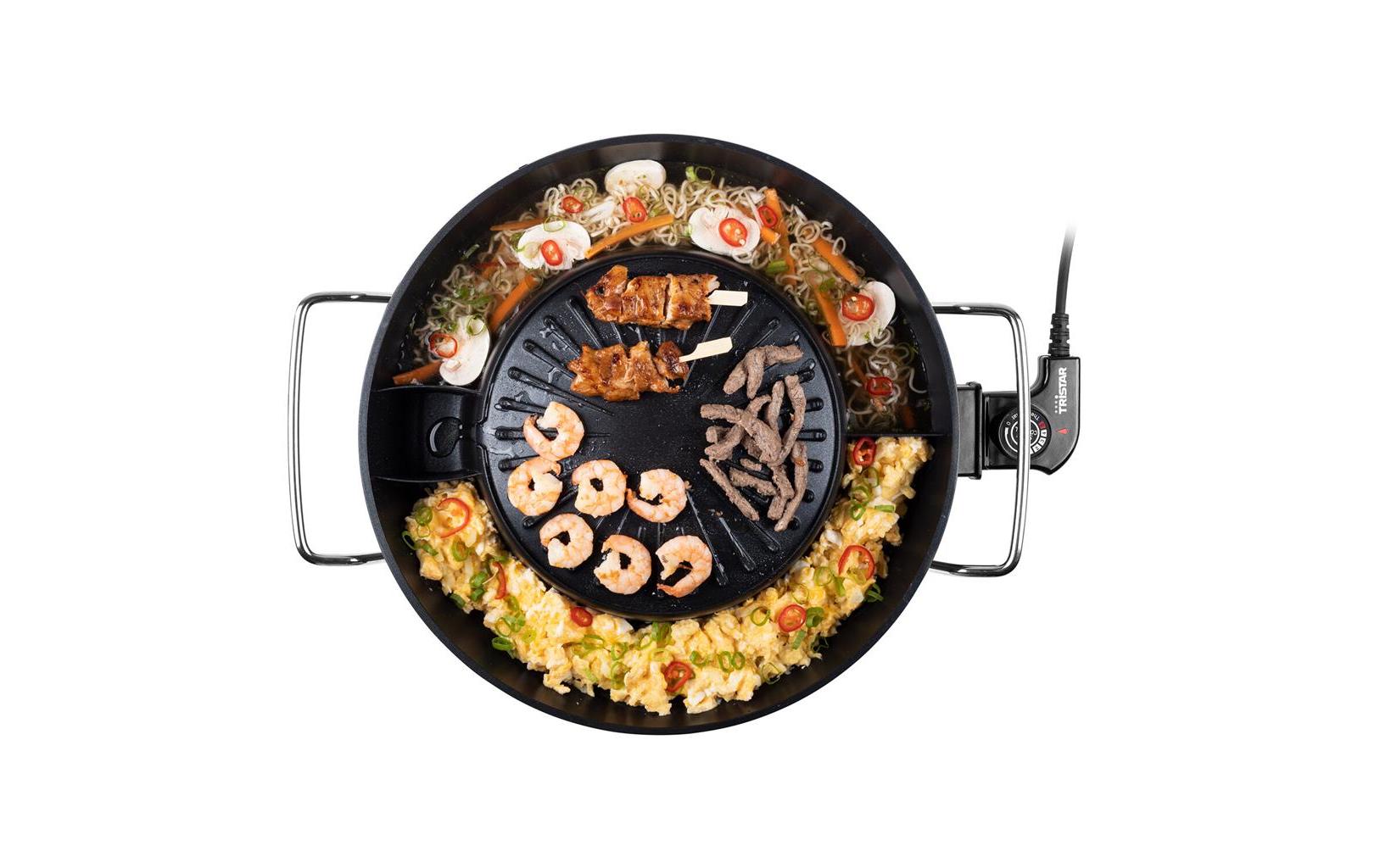 Tristar Koreanischer Hot Pot Grill mit Fonduefunktion 10 Teile
