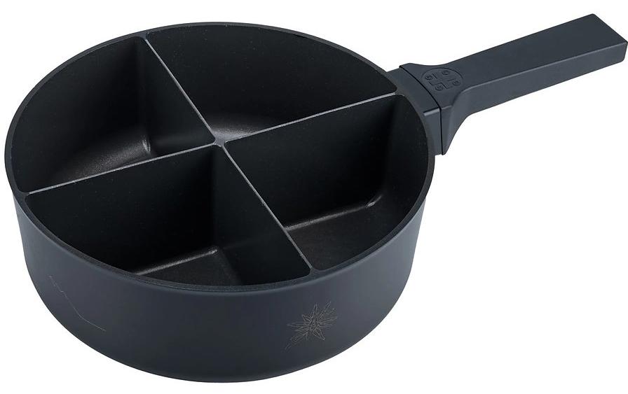 4Fondue Fondue-Caquelon Schwarz 4Fondue Fondue-Caquelon Schwarz