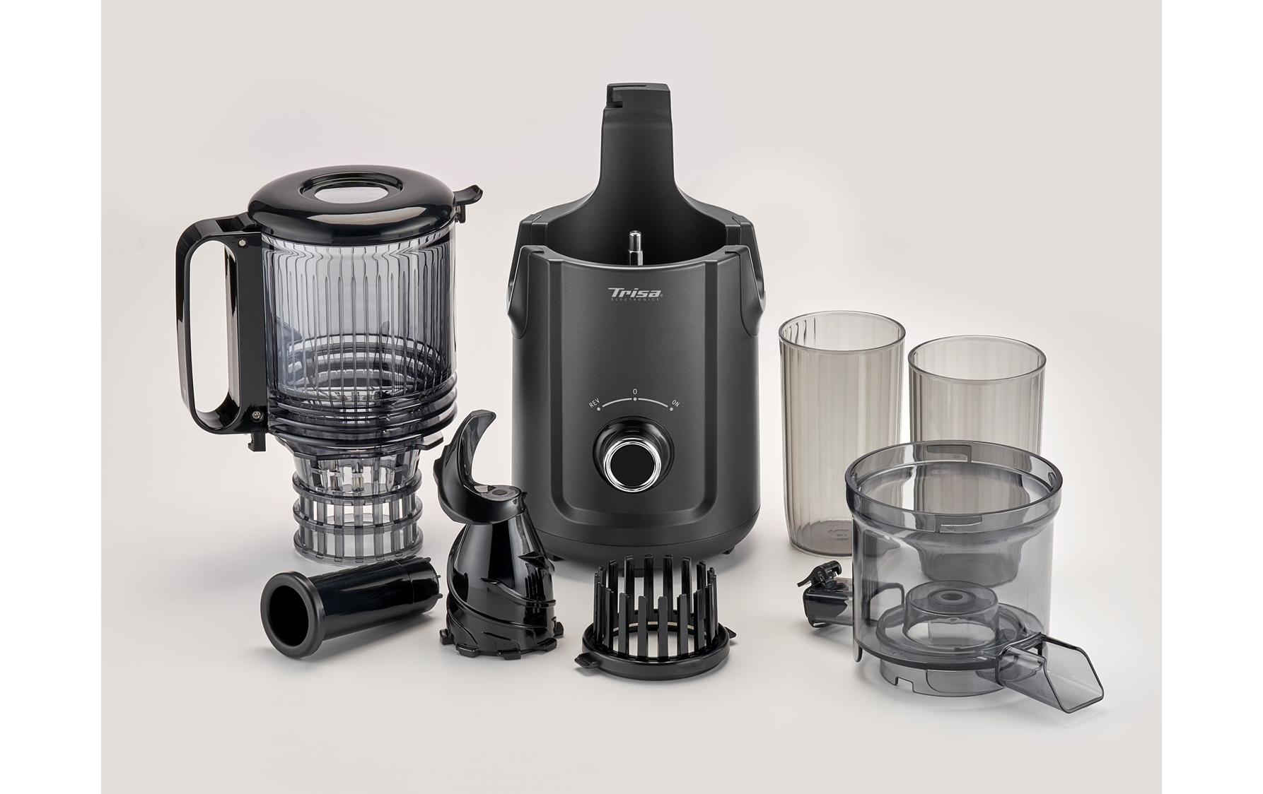 Trisa Entsafter Slow Flow Juice Anthrazit