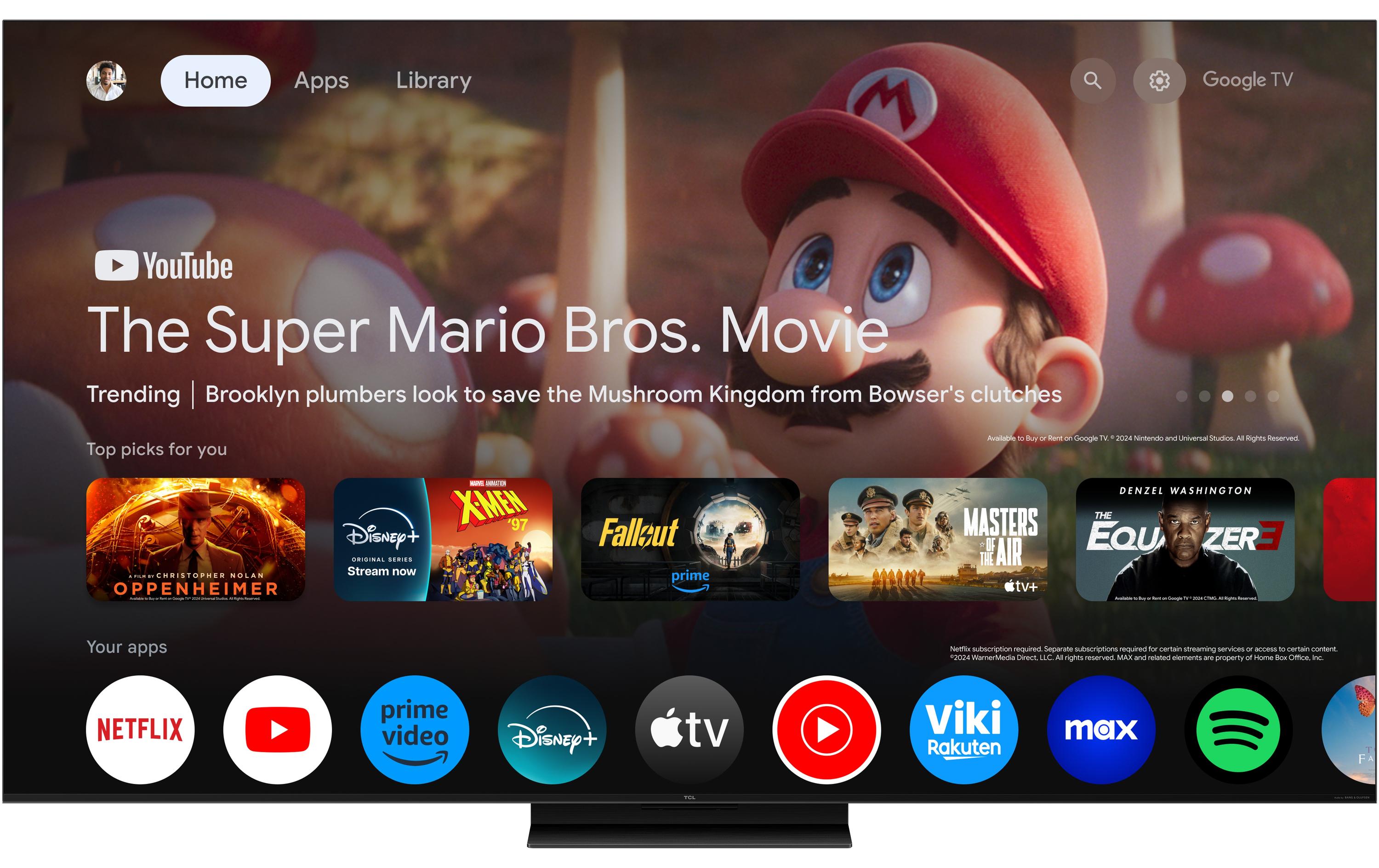 TCL TV 65C7K 65, 3840 x 2160 (Ultra HD 4K), QLED