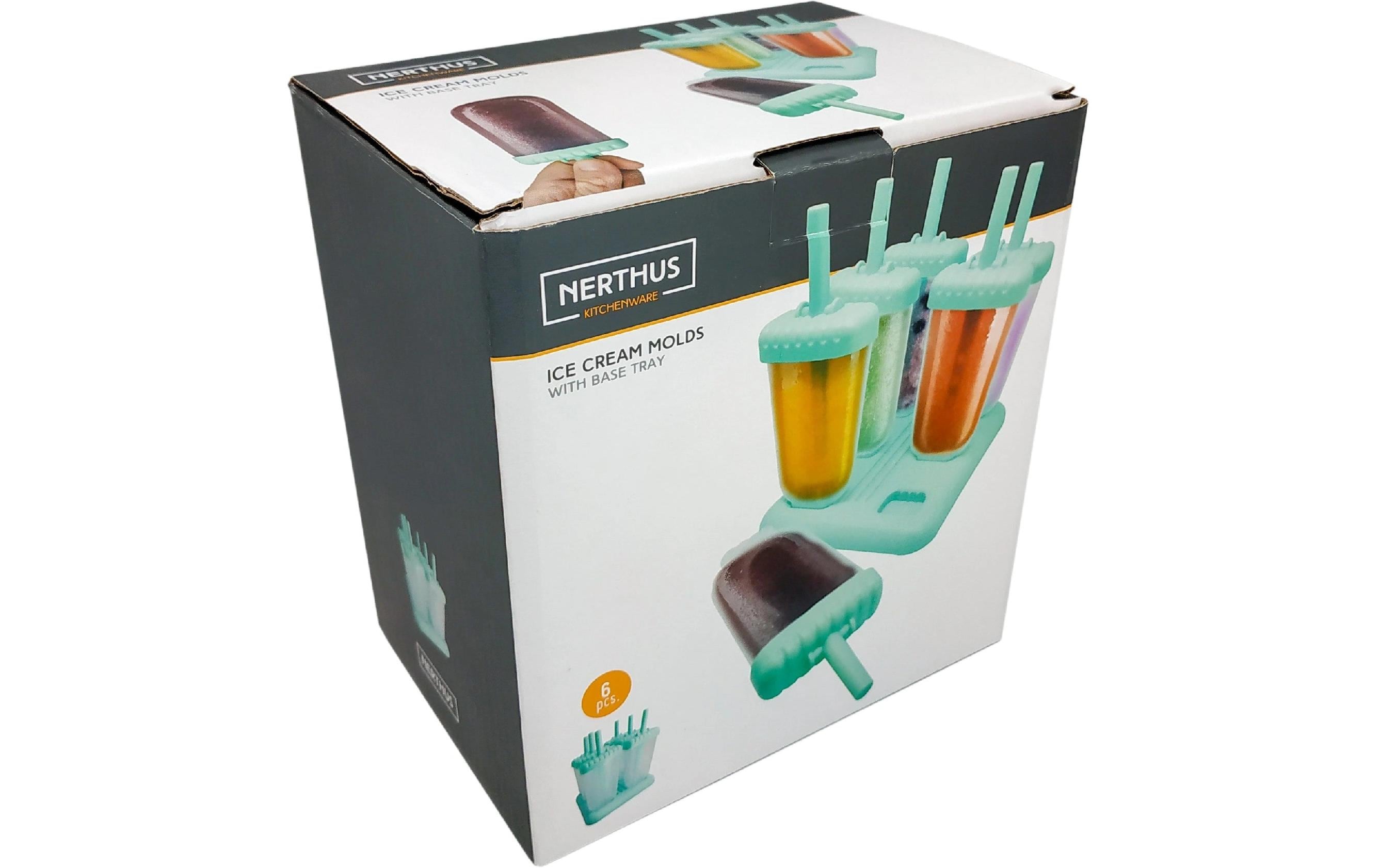 Nerthus Glaceform Set mit 6 Glacestengel und Bodenschale