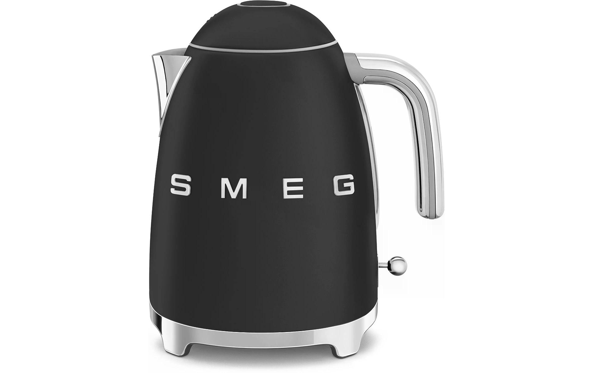 SMEG Wasserkocher 50's Style KLF03BLMEU 1.7 l, Schwarz matt